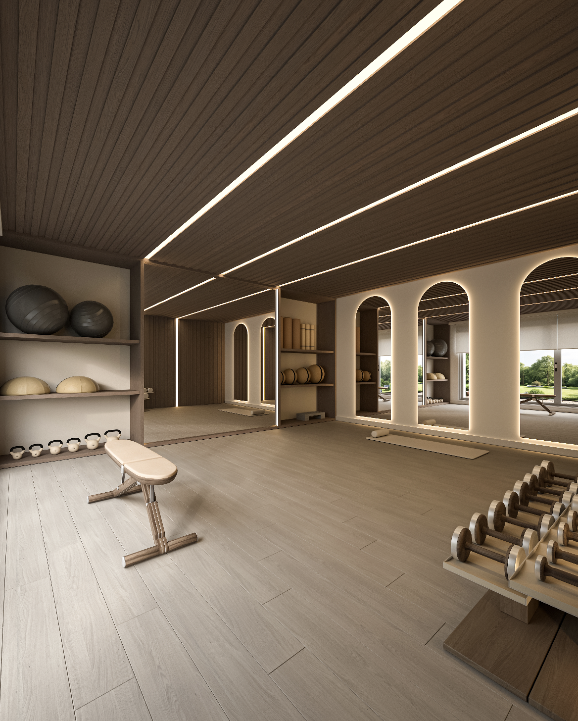 Luxury Home Gym Design: A Space Created for Wellness