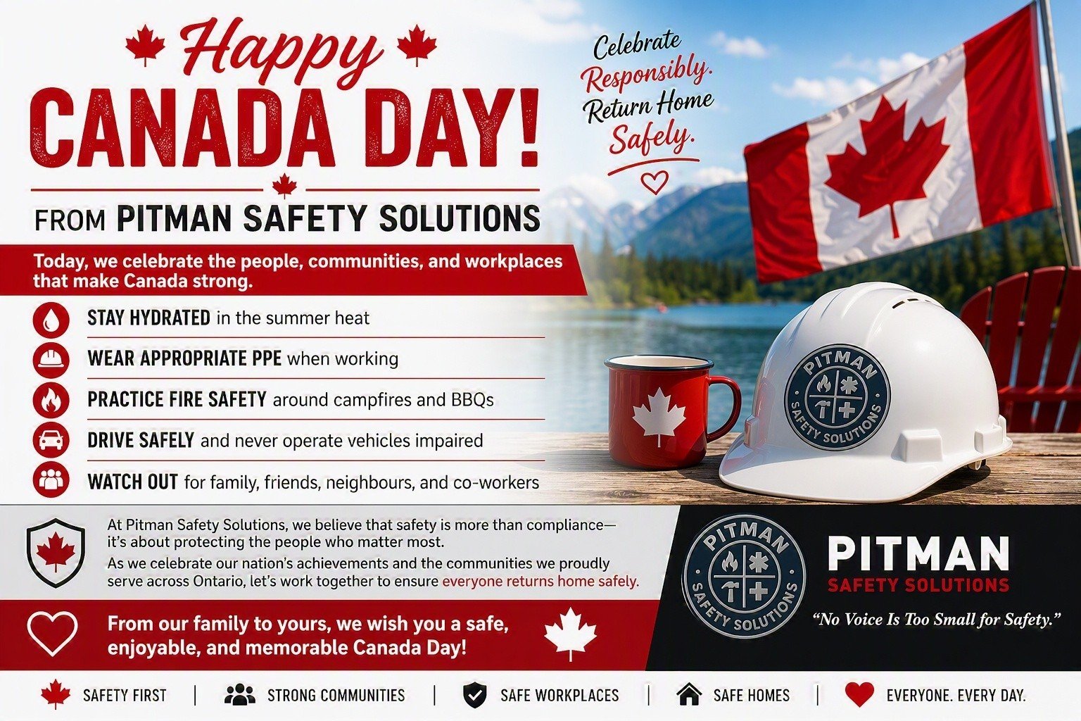 Happy Canada Day! 

Stay safe today and stay hydrated!!!