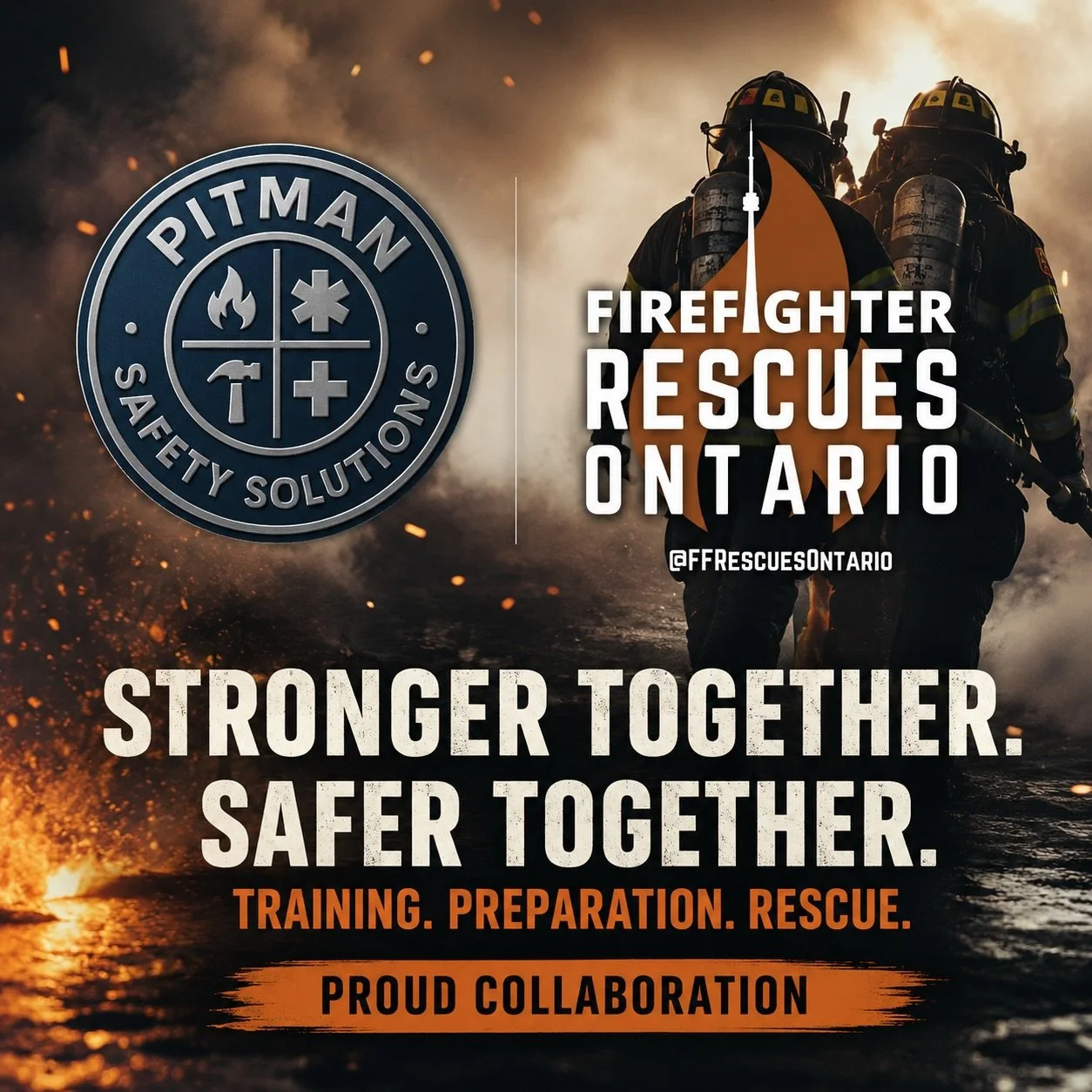 We&rsquo;re proud to announce a new collaboration between Pitman Safety Solutions and Firefighter Rescues Ontario (FFRO) to strengthen firefighter search and rescue training across Ontario.

Through this partnership, Pitman Safety Solutions will work
