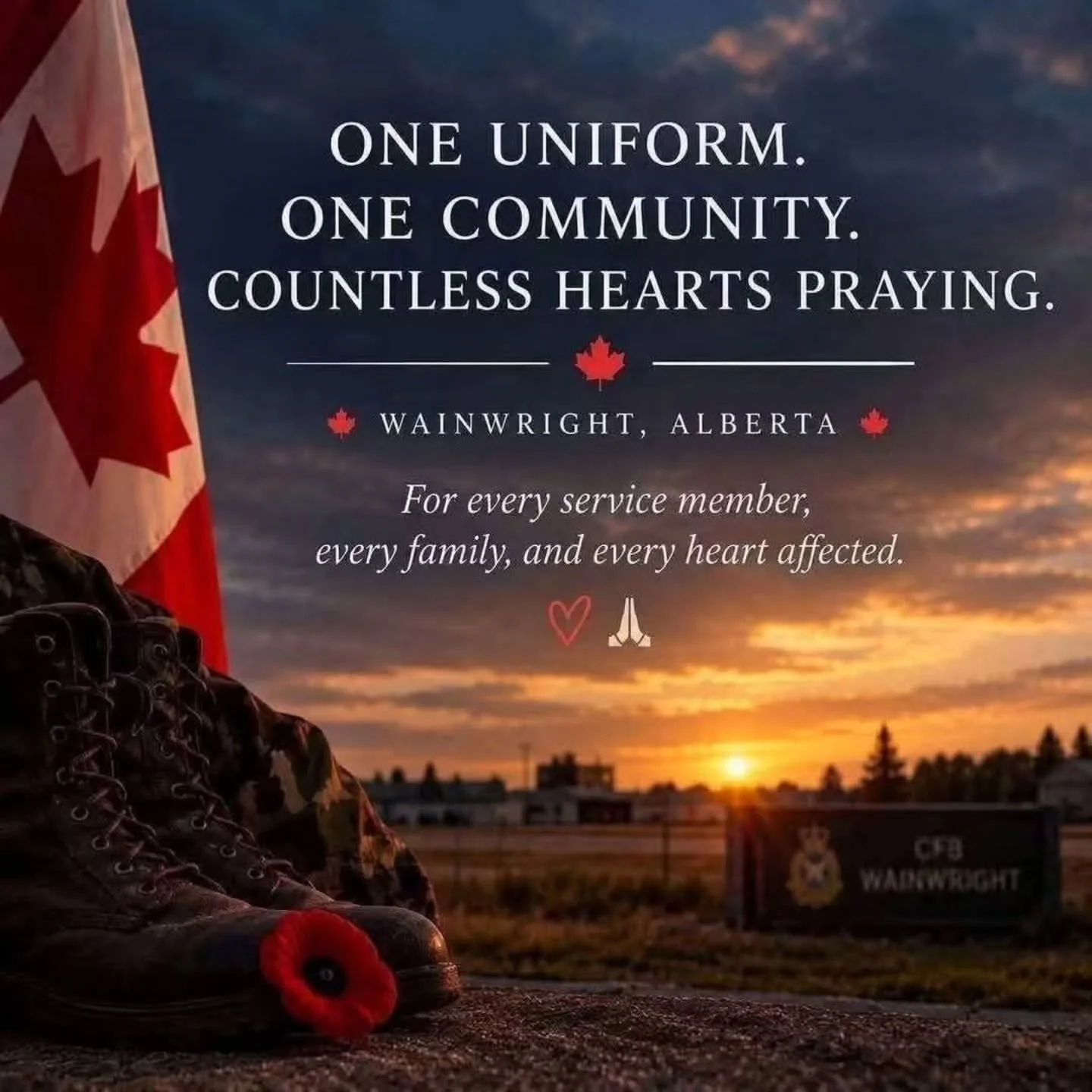 Our thoughts and prayers are with all of the injured and of all the families of the members of our armed forces tragically killed in this accident. 

Thoughts to the First Responders who had to answer the call to this event and go into the unknown. 

