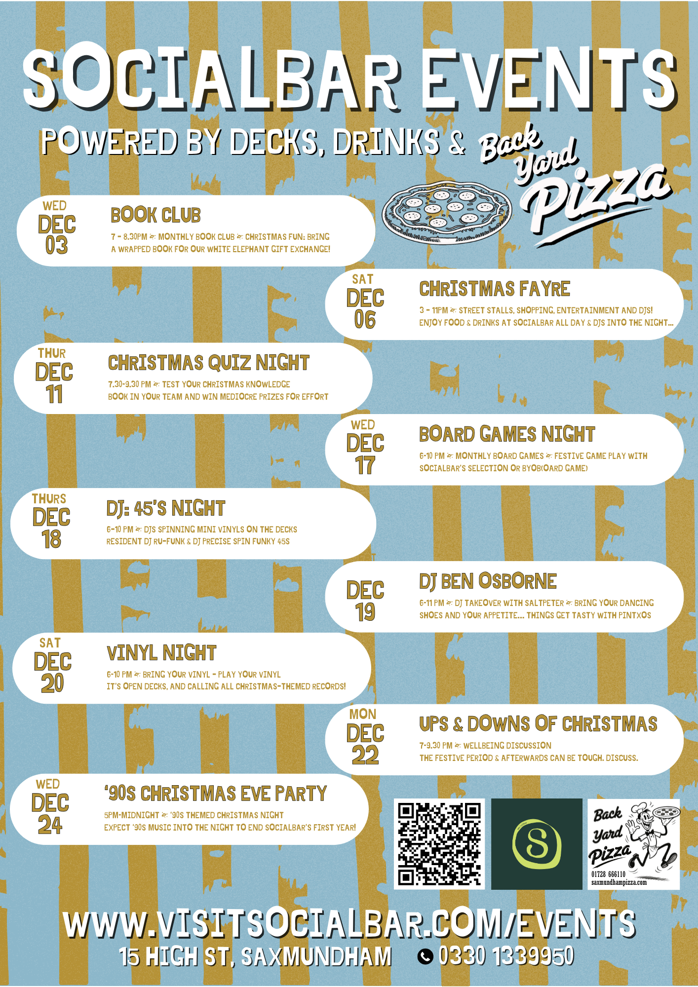 Festive Events at socialbar