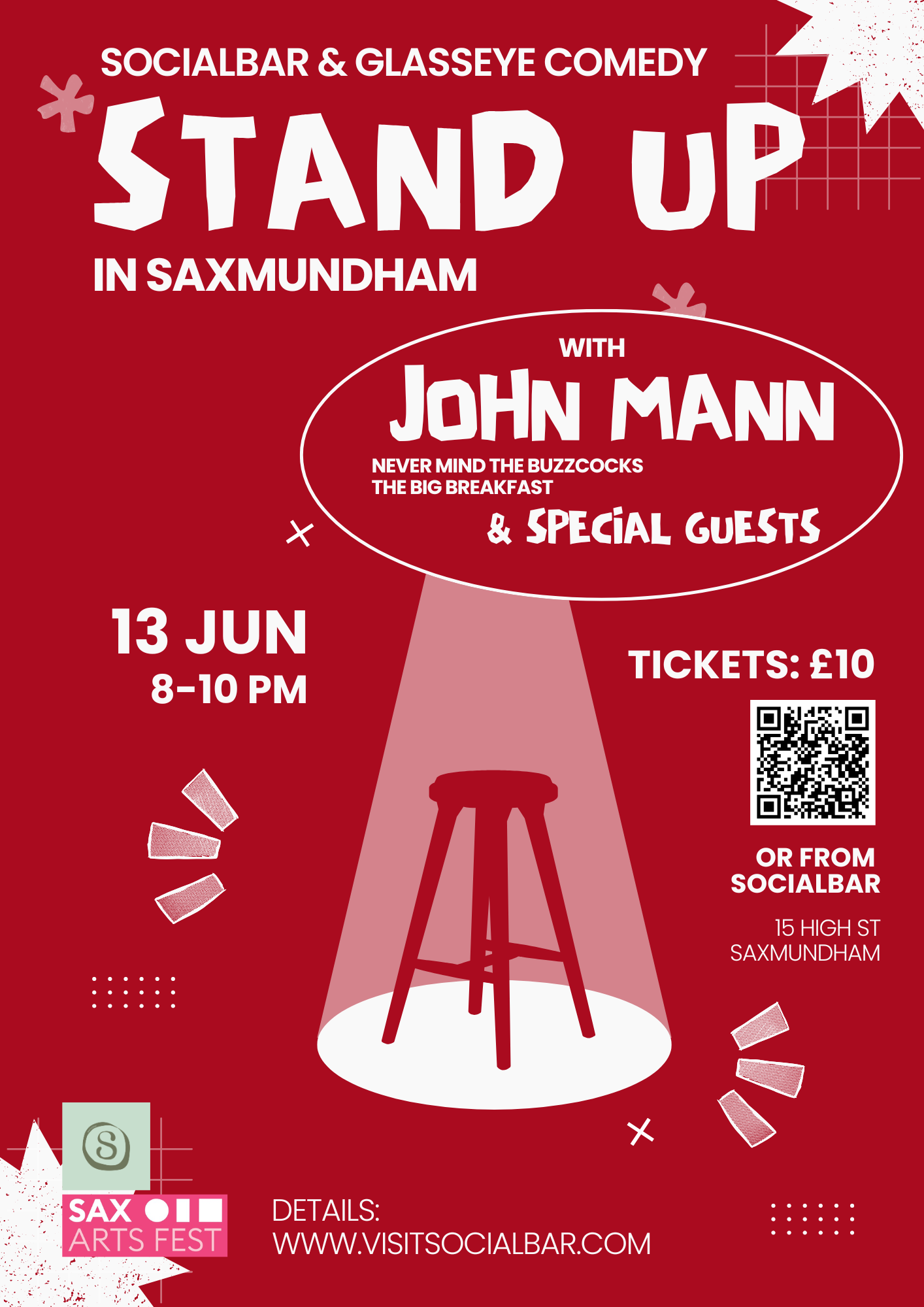 Stand-Up Comedy Saxmundham Arts Fest