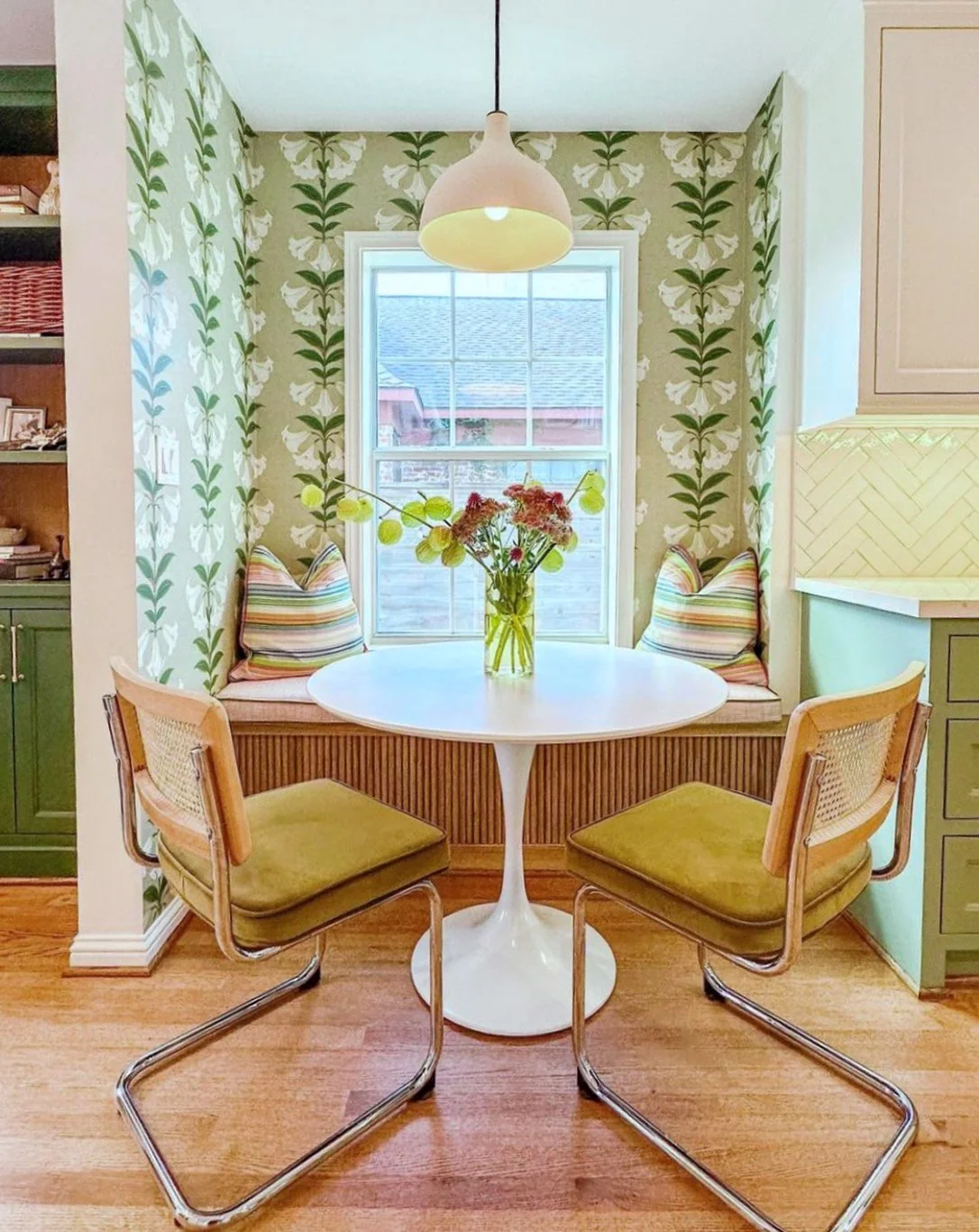 Fluted Panel Breakfast Nook