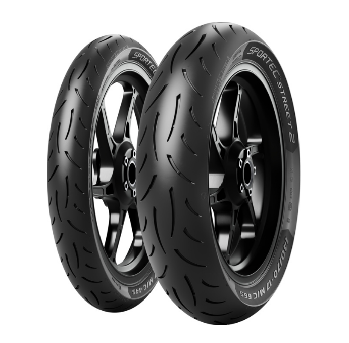 Metzeler 100/80-14 48S Sportec Street 2/Frontront+Rear