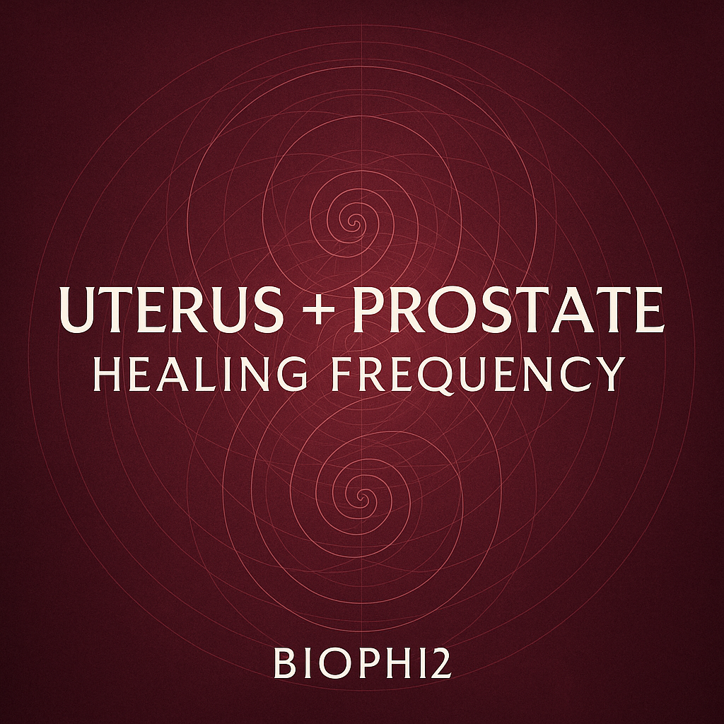 Uterus + Prostate Healing Frequency  “Return to the Root. Reclaim the Temple.”