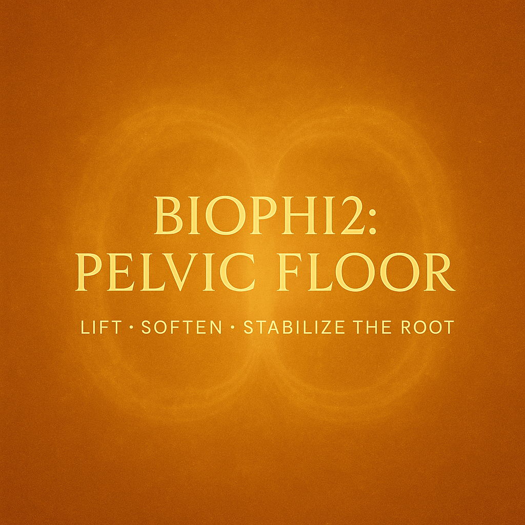 Pelvic Floor  Lift • Soften • Stabilize the root