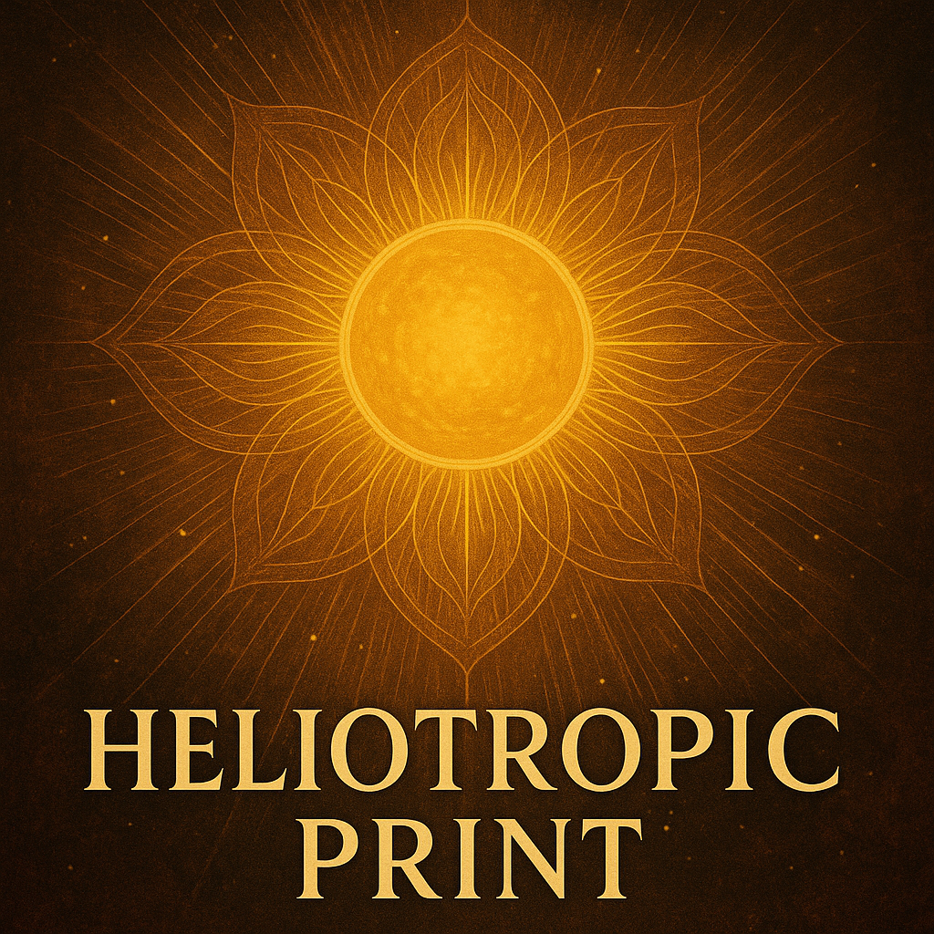 ☀️ Heliotropic Print  The Art of Returning to the Sun