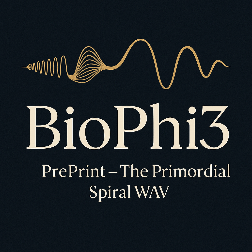 BioPhi3: PrePrint – The Primordial Spiral WAV  Frequency Medicine for Remembering Who You Were Before You Became