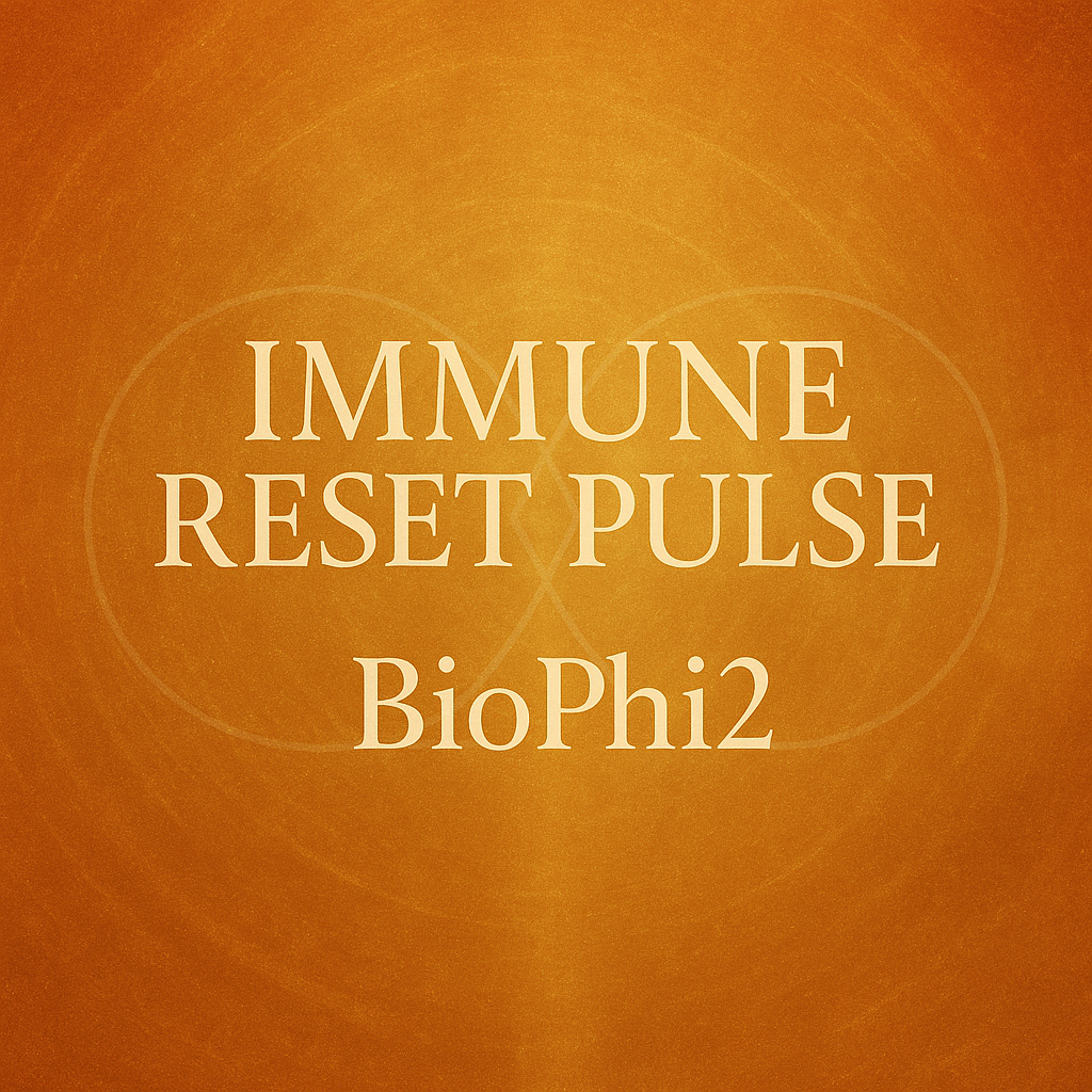 Immune Reset Pulse™  Sovereign Frequency Reset for the Innate + Adaptive Immune Systems
