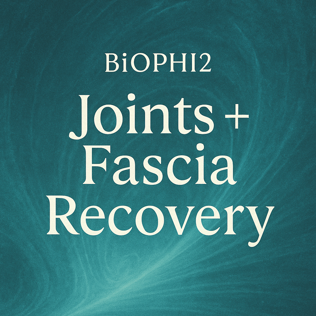 Joints + Fascia Recovery Frequency  Release tension. Restore flow. Reclaim fluidity.