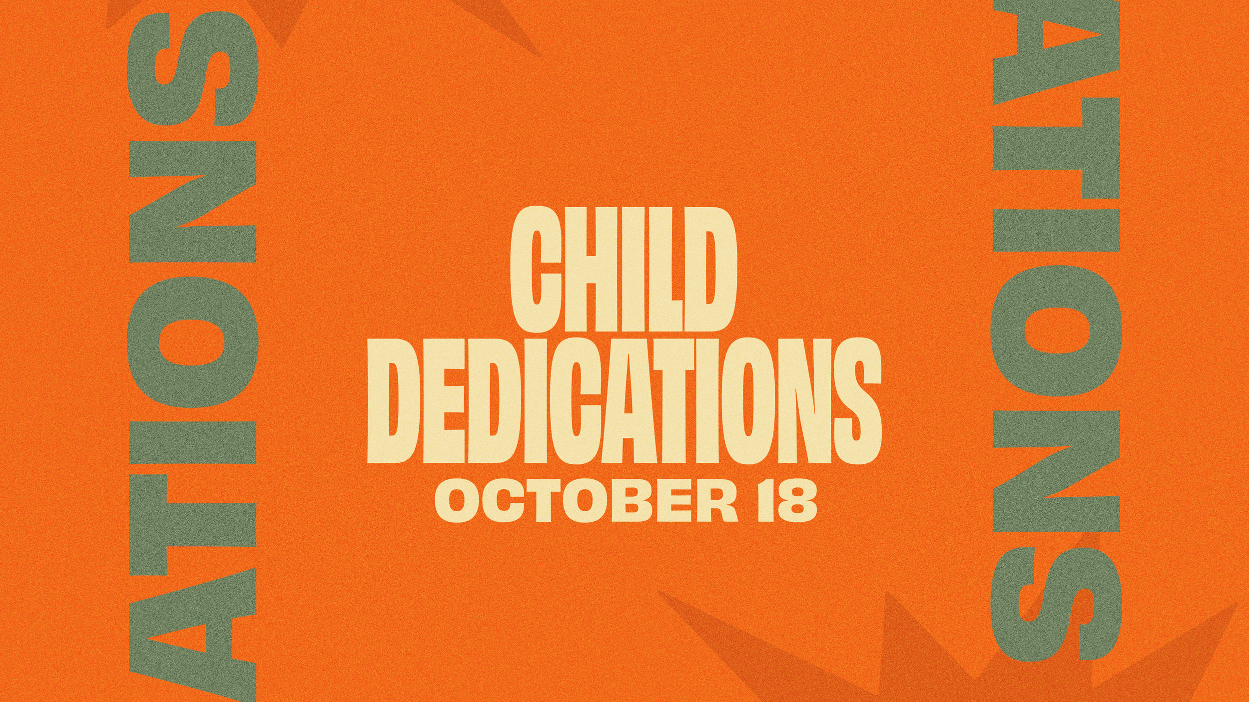 Child Dedication Sunday