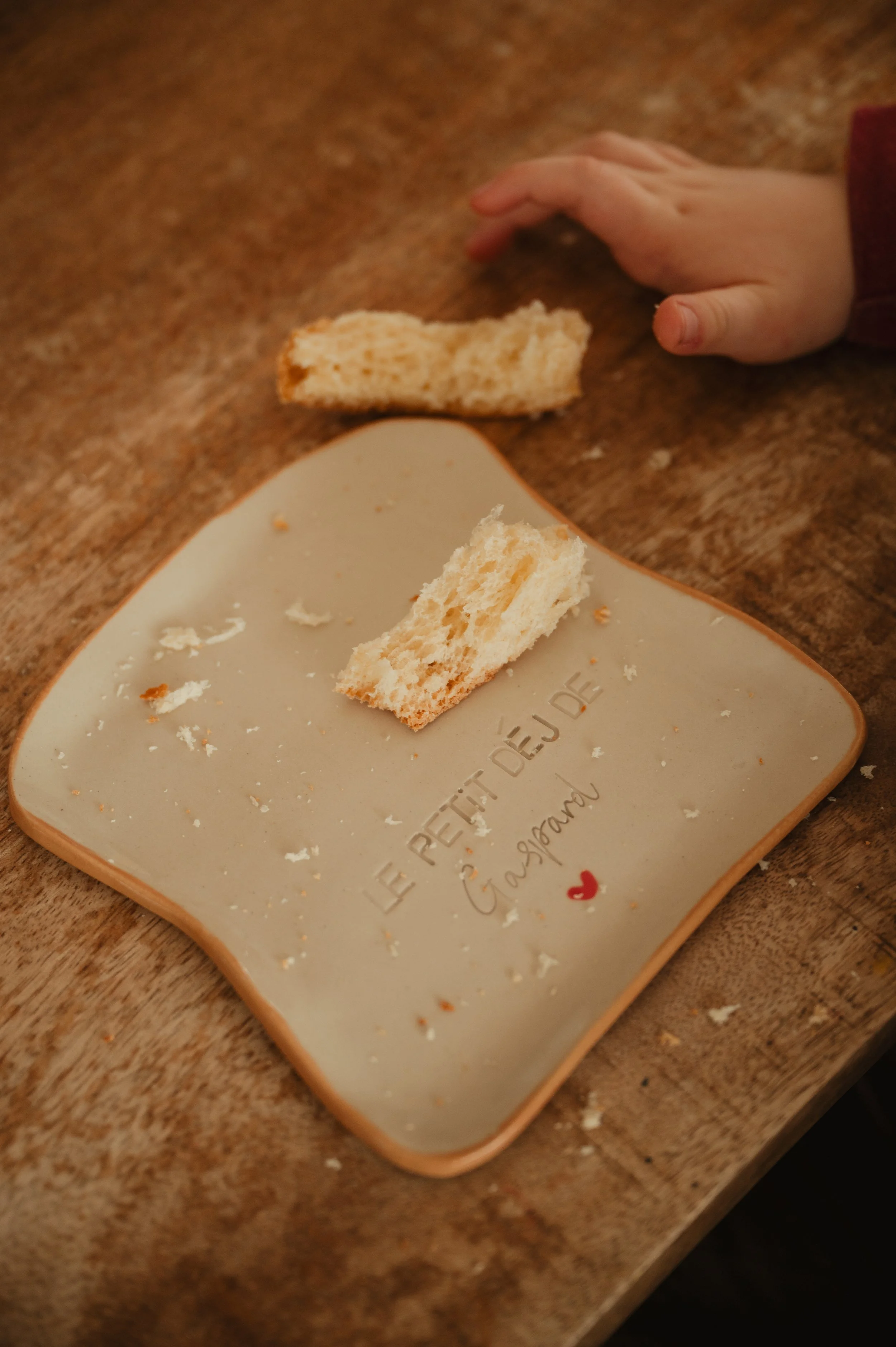 Assiette à tartine personnalisée
