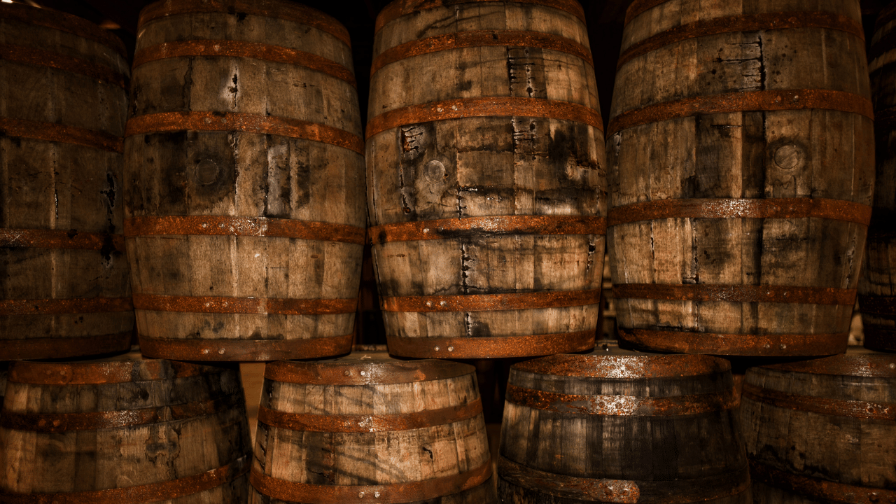 whiskey barrels