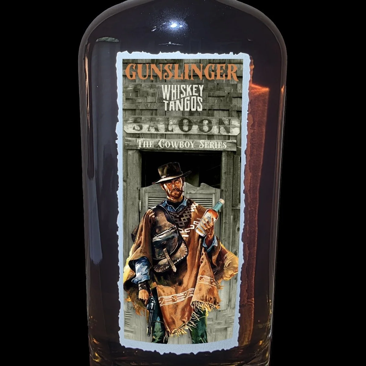 ***LIMITED BARREL PICK ANNOUNCEMENT****

PART 2 OF THE COWBOY SERIES
&quot;GUNSLINGER&quot;

RELEASE DATE WEDNESDAY SEPT 17TH AT 10 A.M. BOTH IN STORE AND ONLINE. 

This is a second barrel of 9.5 year Bourbon that was the sister barrel to our Cowboy 