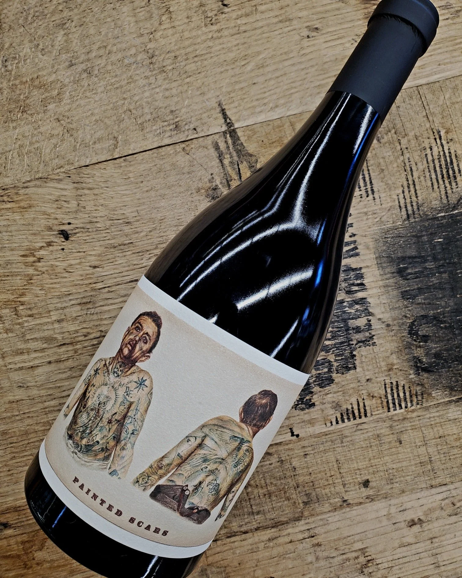 Painted Scars, the new Dave Phinney project, is making waves. Coming from the Pyrenees mountain range between France and Spain, this 95 point Grenache Syrah Blend is sure to impress. 

Deep Ruby apperance with bright aromas od ripe damson, wet stone,