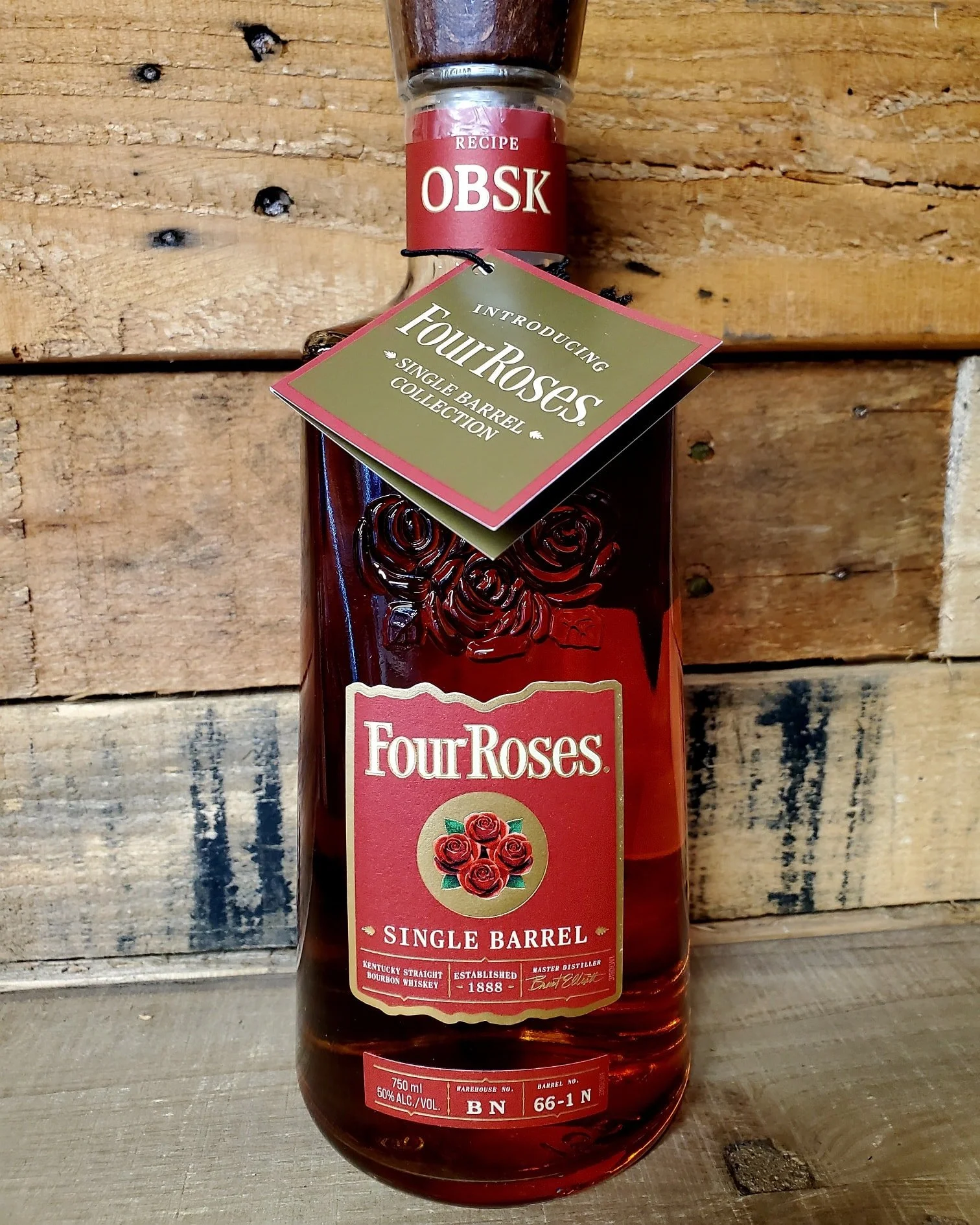 Four Roses Single Barrel OBSK just landed! As if you needed another reason to stop in today....... 
And for 42.99 they're a steal. 
Available in store and online. 
To clarify these aren't a store pick. They're a special release.