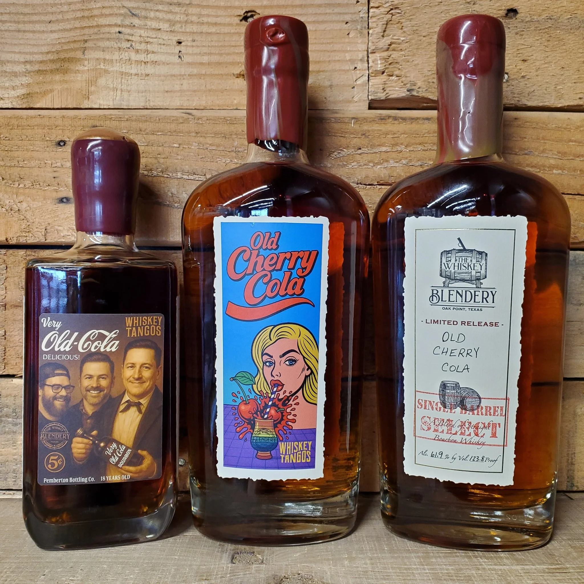 BARREL DROP ANNOUNCEMENT!!!!

The Whiskey Blendery Old Cherry Cola is our next in the lineup and will be online and on the sales floor this FRIDAY OCT. 17th at 10 a.m.! 

This one is a 7.5 year 51/45/4 Kentucky Bourbon that was Finished for 2 months 