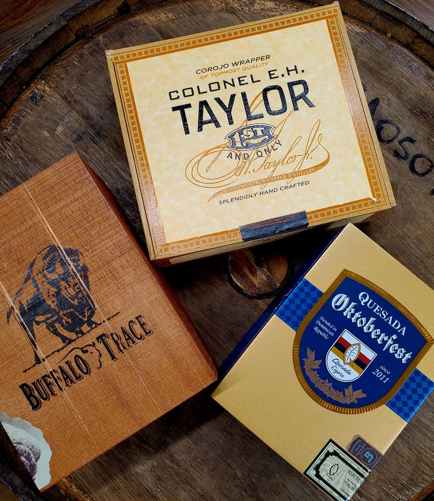 Some new additions to our little humidor today.