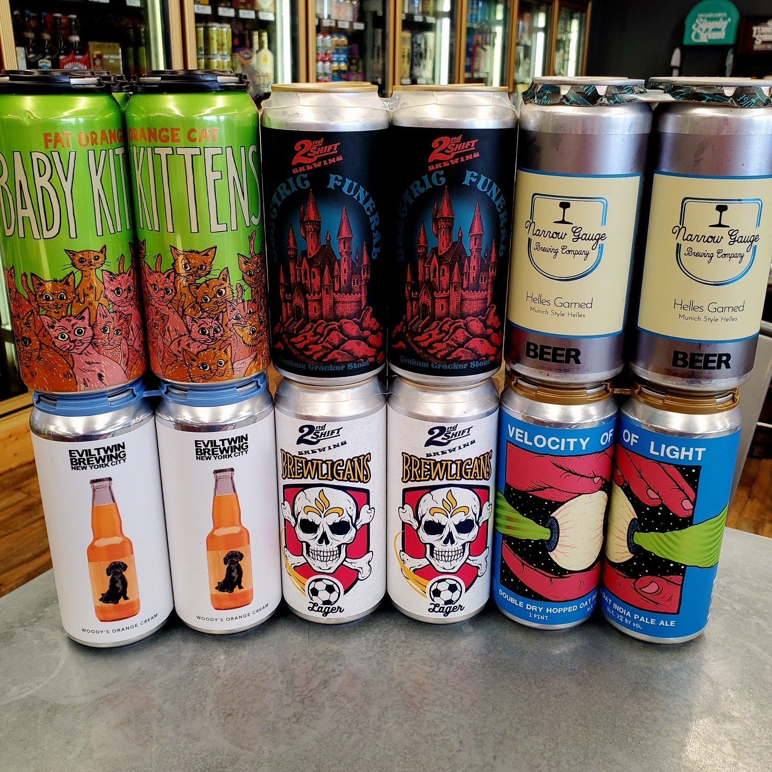 We search out and taste a lot of great beers to keep a rotating selection of top brews that the big stores often overlook. 
Try something new this week and rest assured, if it's in the store our staff knows how to guide you to the right brew for you.