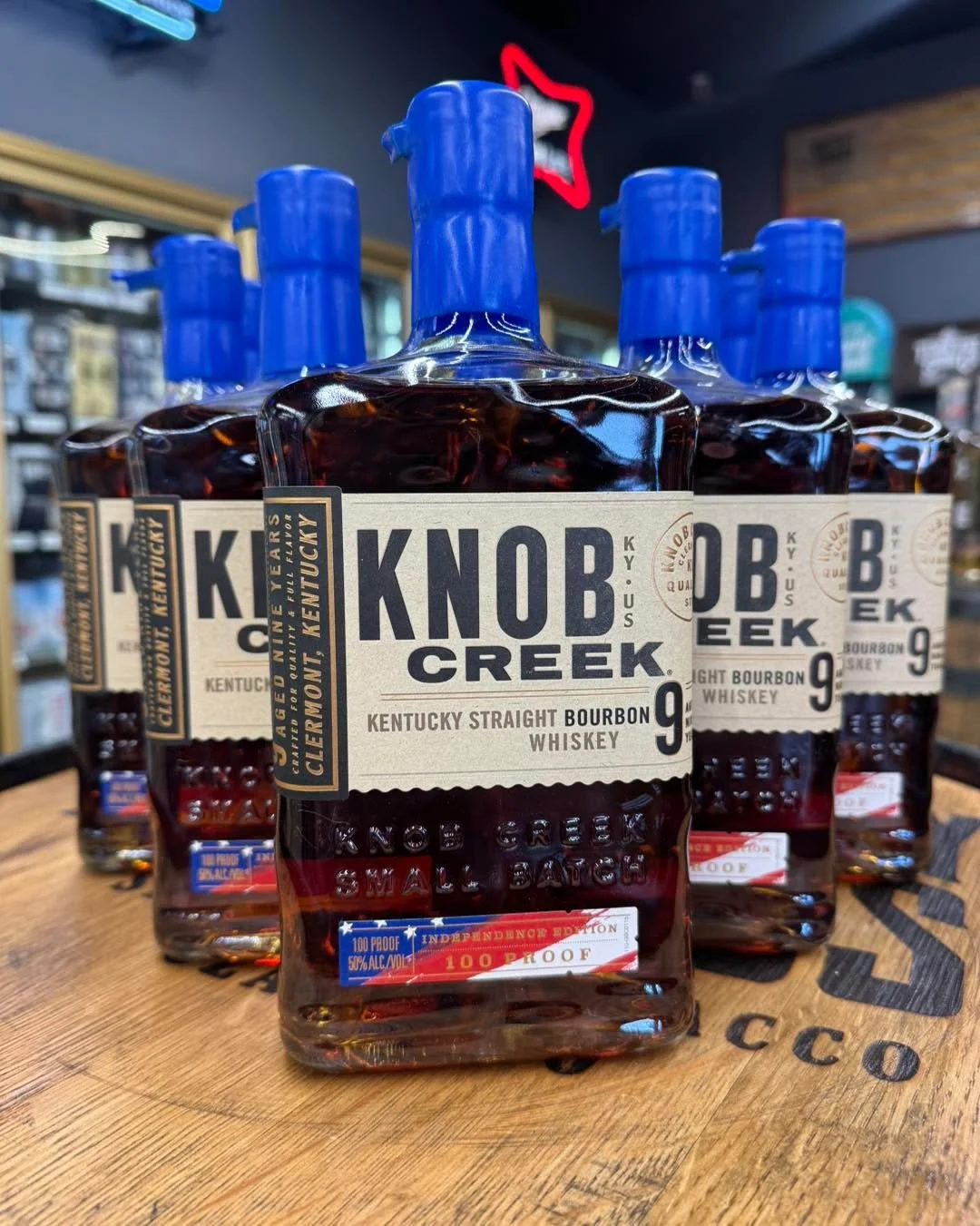 Knob Creek 9YR USA 250th Anniversary Limited Edition 🇺🇸🥃

We only have 18 bottles available of this one so grab it before they&rsquo;re gone! Neat bottle to add to your collection.

Stop by or order online (online orders will be filled with this b