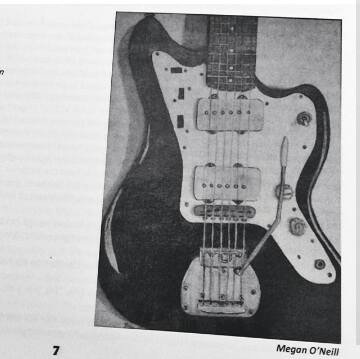 fender guitar, 2014 // charcoal pencil on paper
