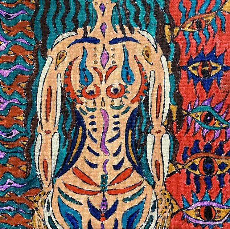 eye am, 2017 // acrylic on canvas