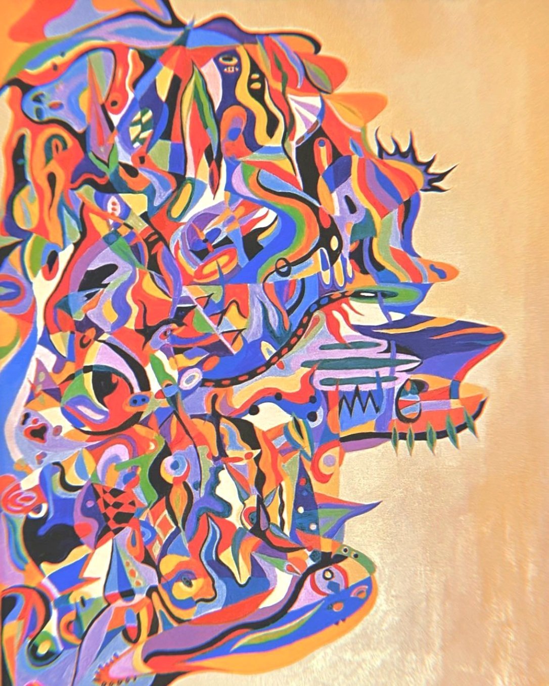 flow state, 2023 // acrylic on canvas
