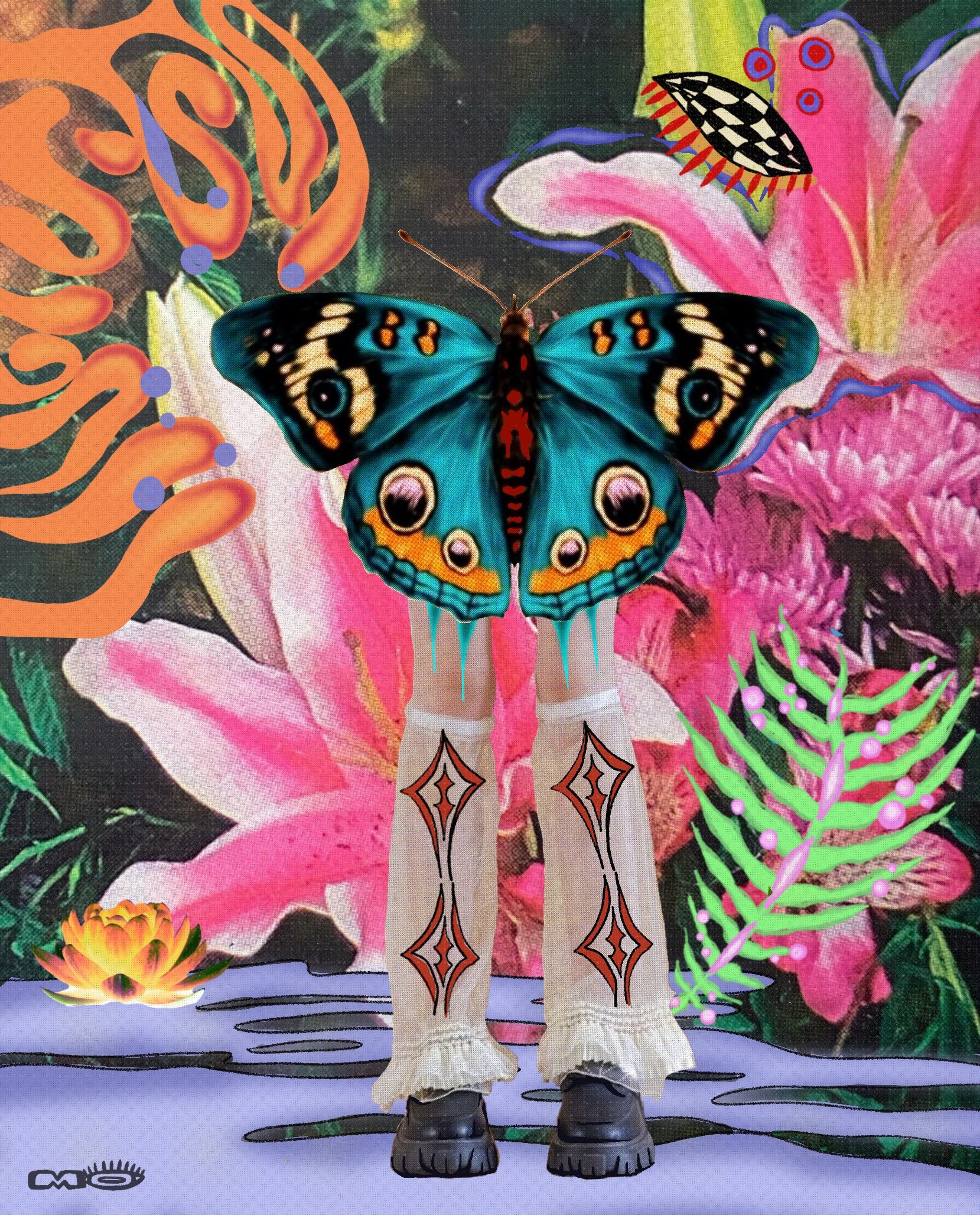sol, 2023 // collage, procreate