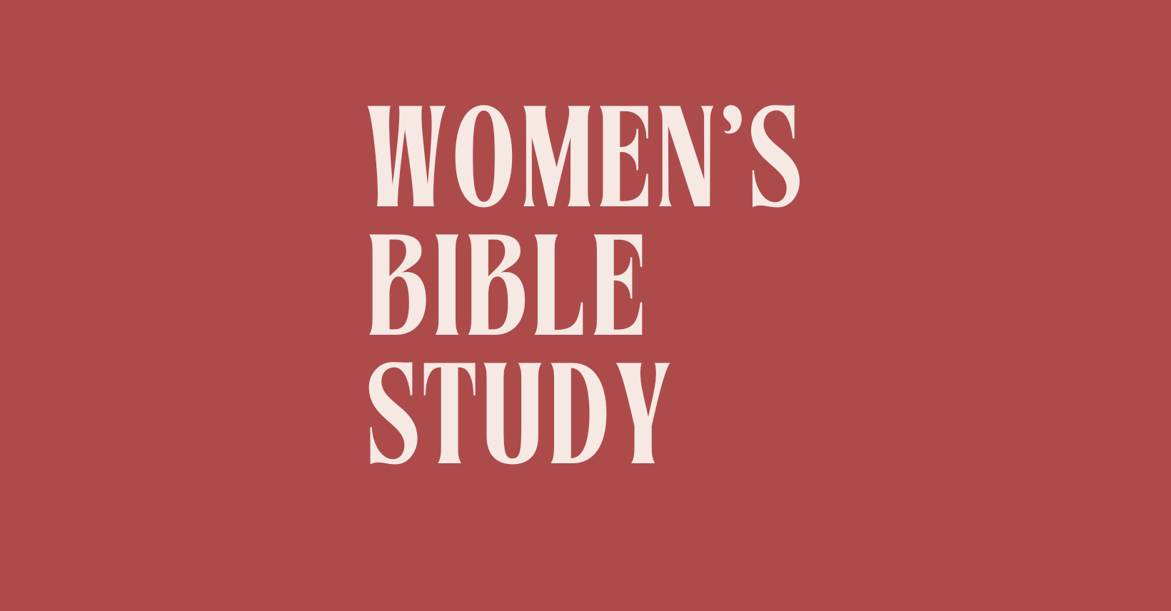 Women's Bible Study
