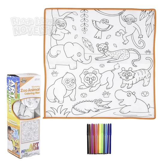 Safari doodle mat