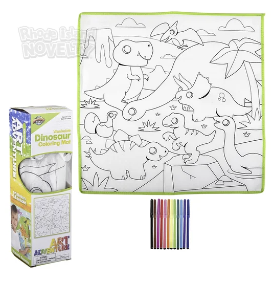Dinosaur doodle mat