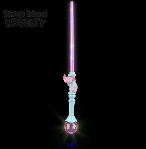 Light-up axolotl sword