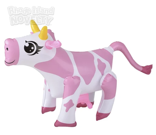 Pink cow inflate