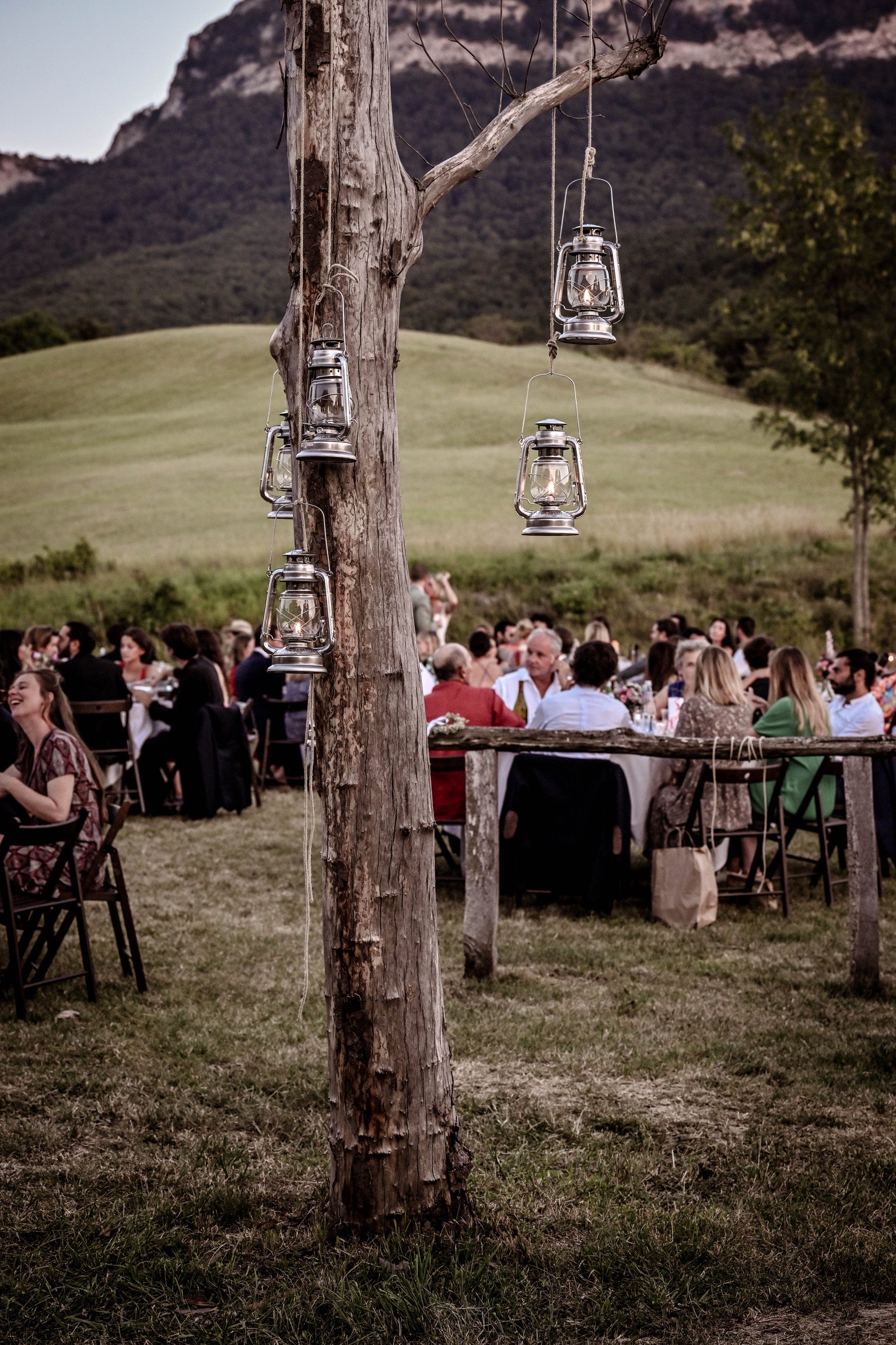 mariage au vert, dans un domaine en drôme