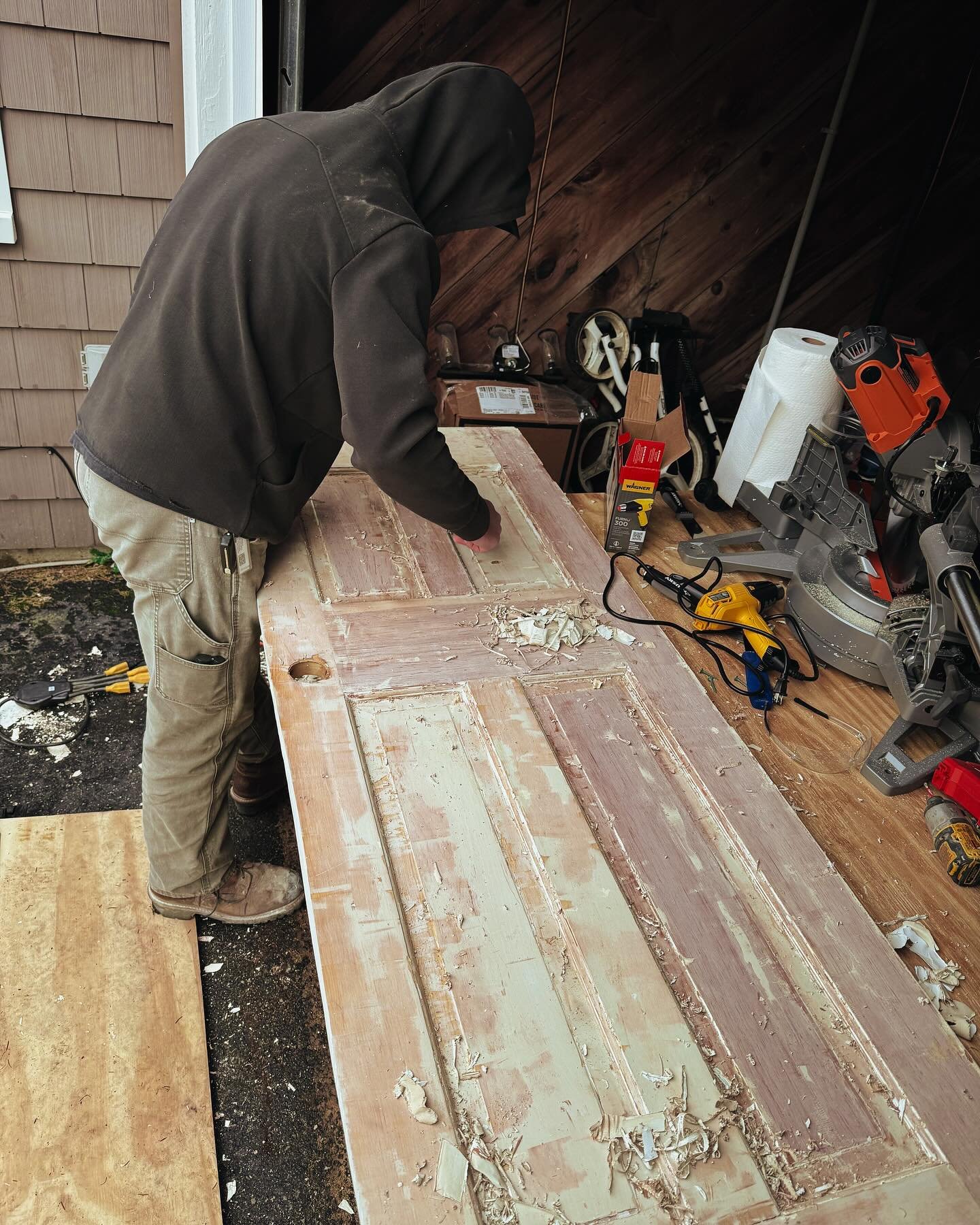 Bringing some old doors back to life.