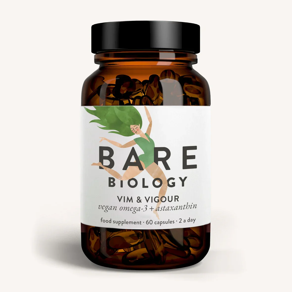 Vegan Omega-3 + Astaxanthin Supplement