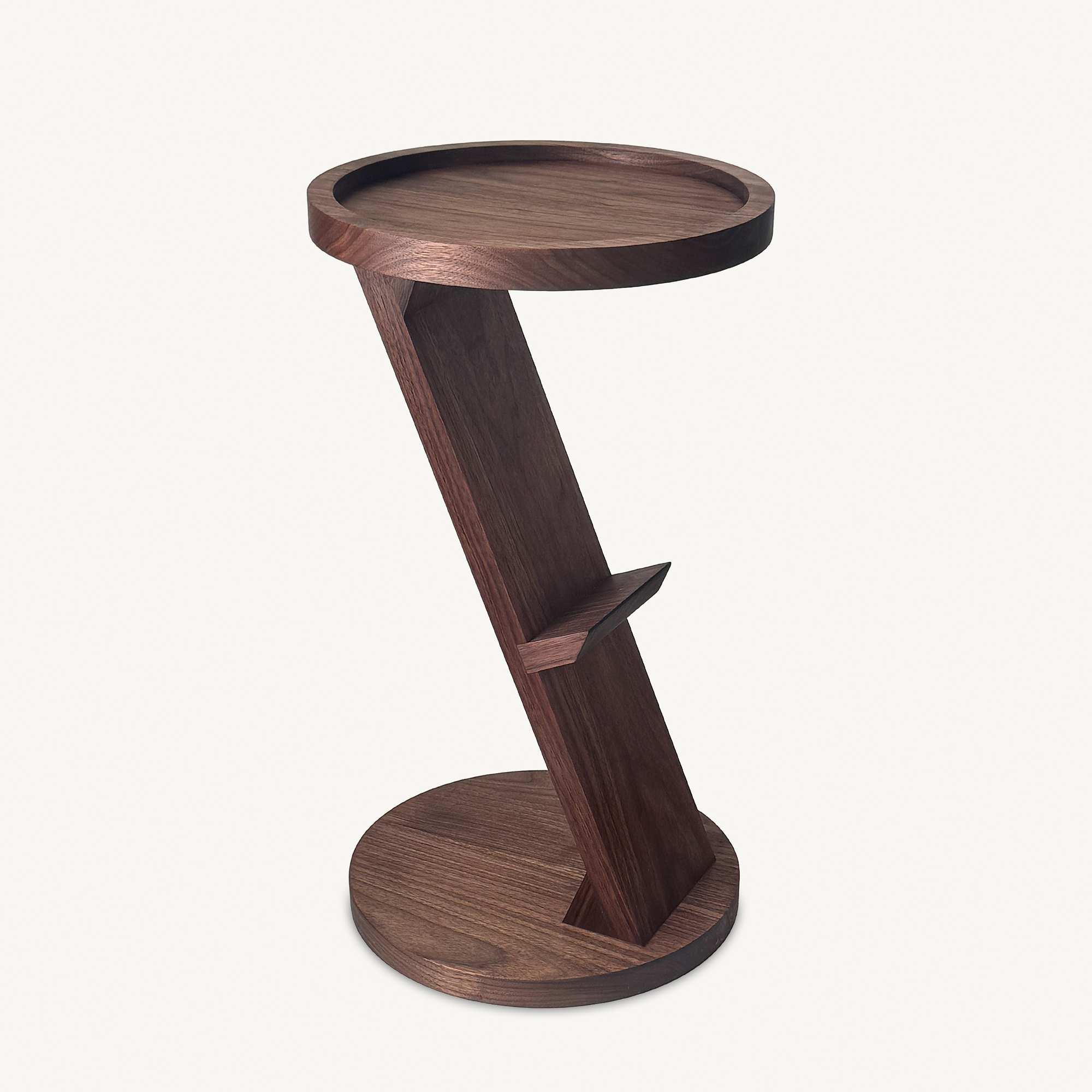 Maya Side Table, solid wood, walnut, minimal, modern