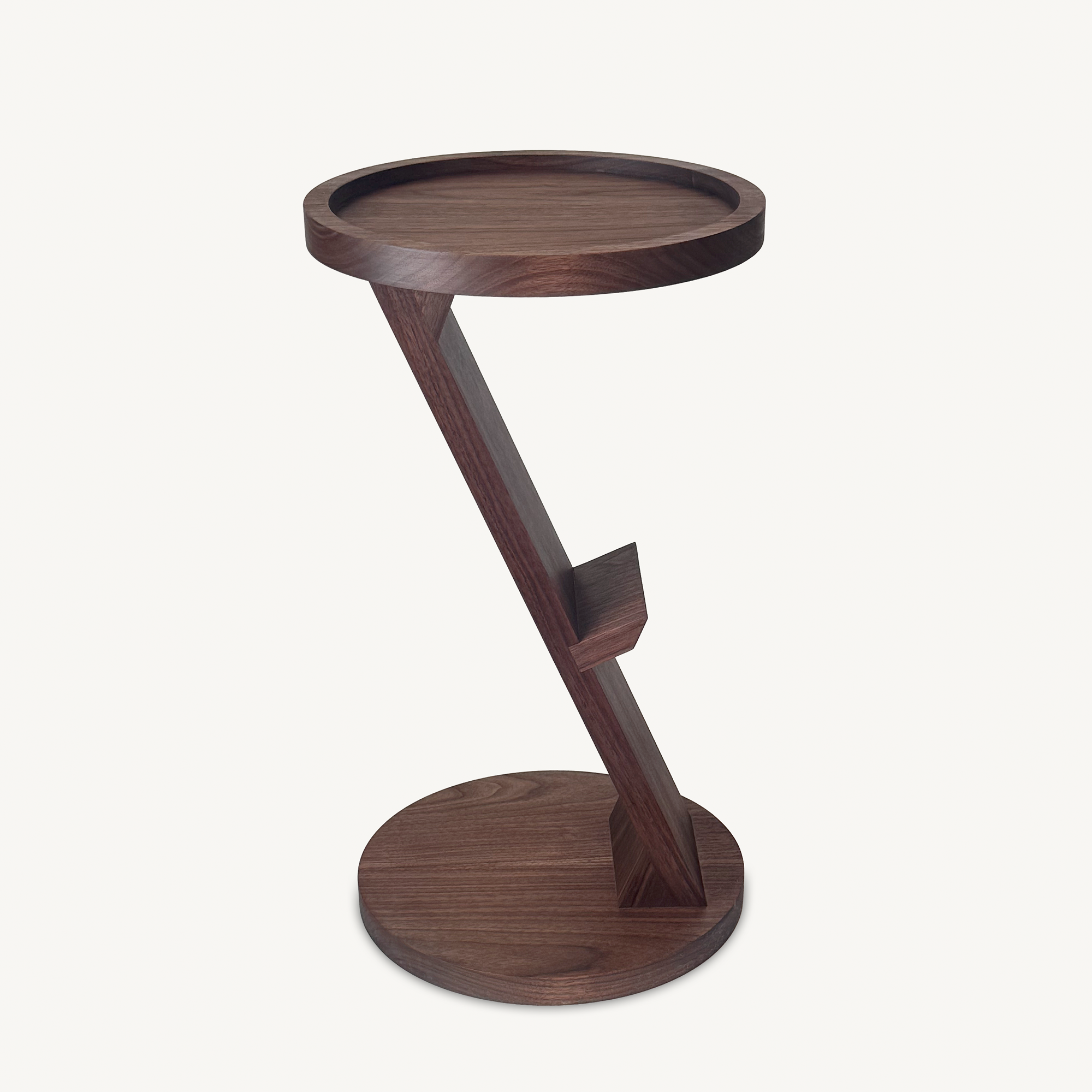 Maya Side Table, solid wood, walnut, minimal, modern