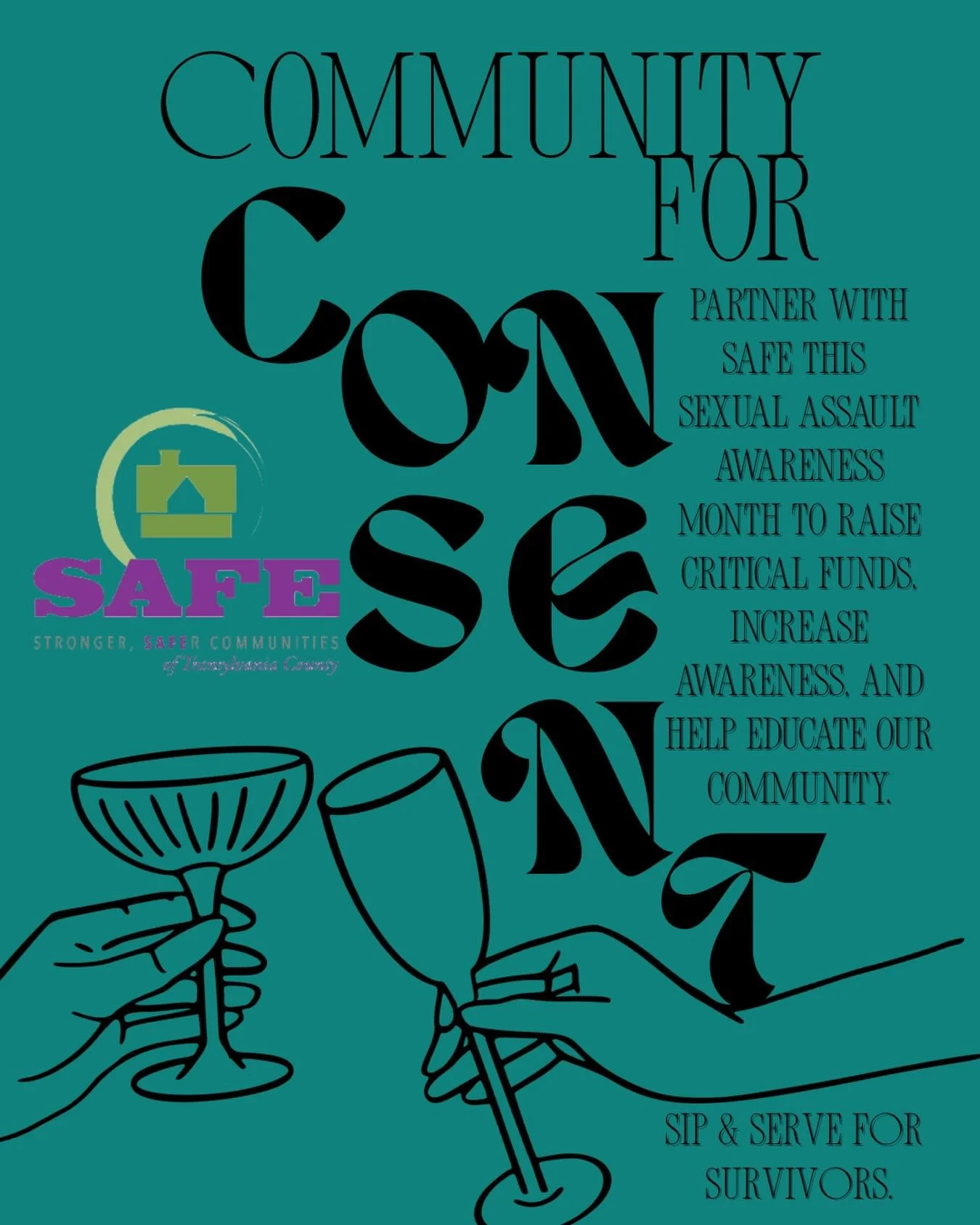 Want to partner with SAFE? 

Brevard restaurants, caf&eacute;s &amp; bars can make a difference! Partner with SAFE for Sexual Assault Awareness Month by creating a featured menu item, coffee, cocktail, dessert, or dish, and donate a portion of sales.