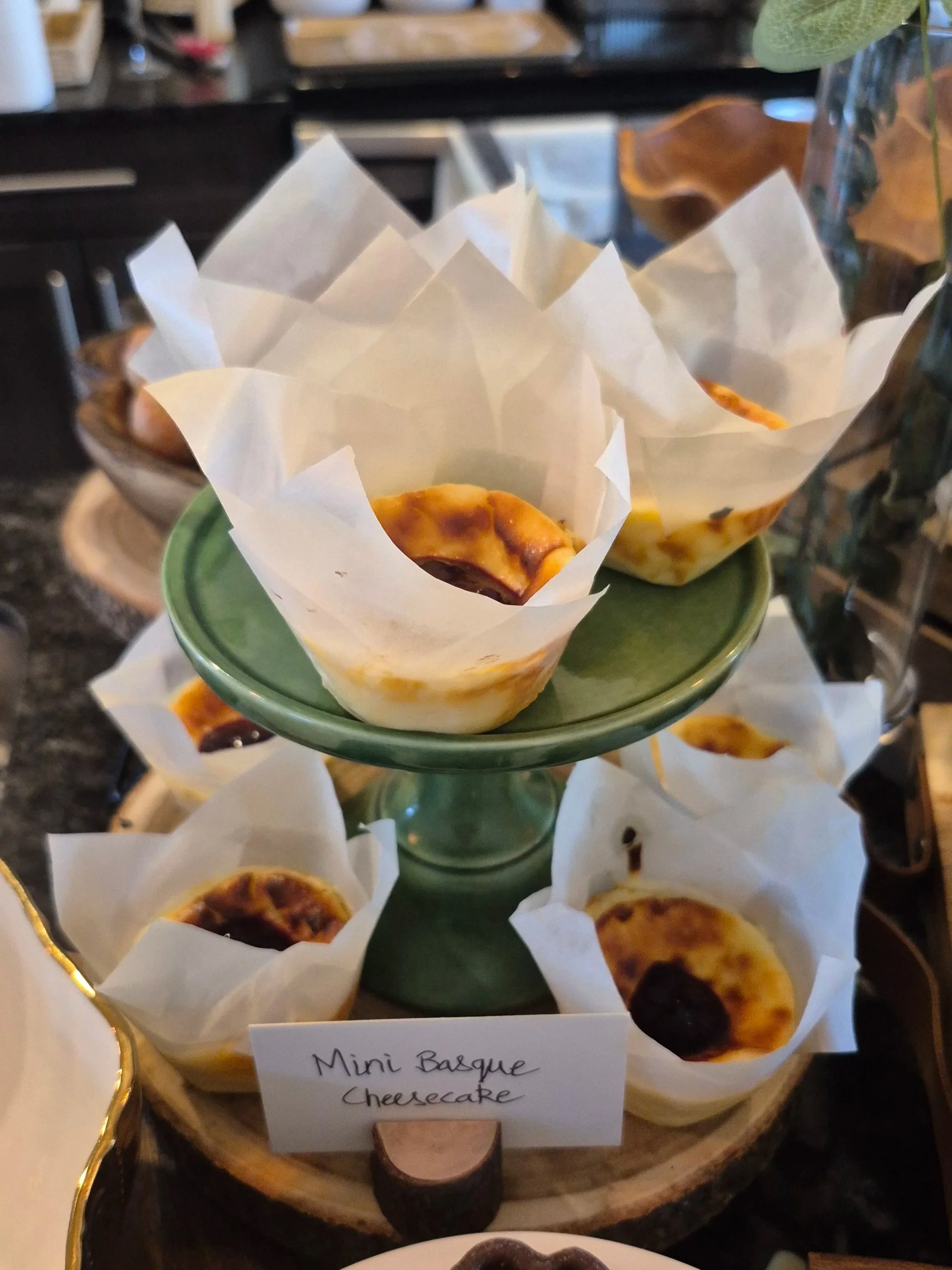 Mini Burnt Basque Cheesecake