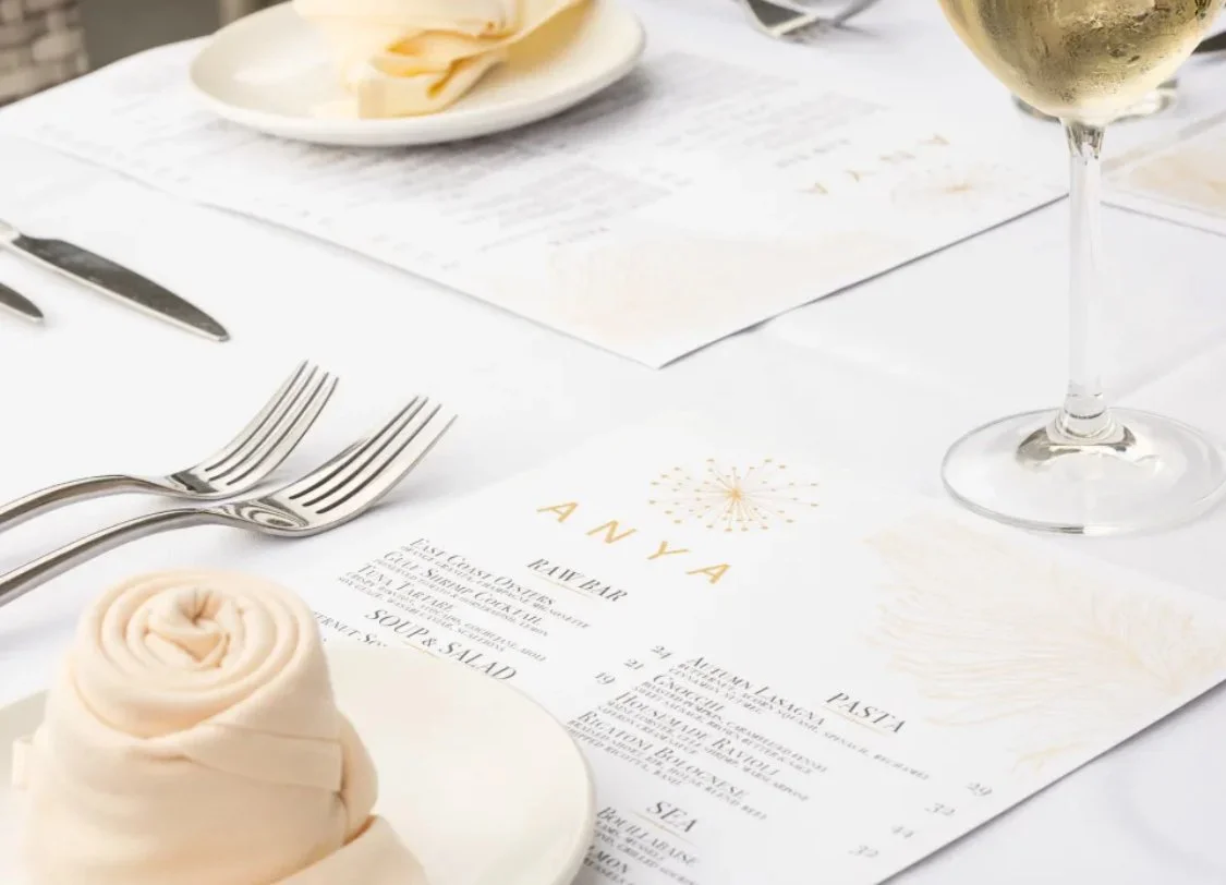 MENU — Anya