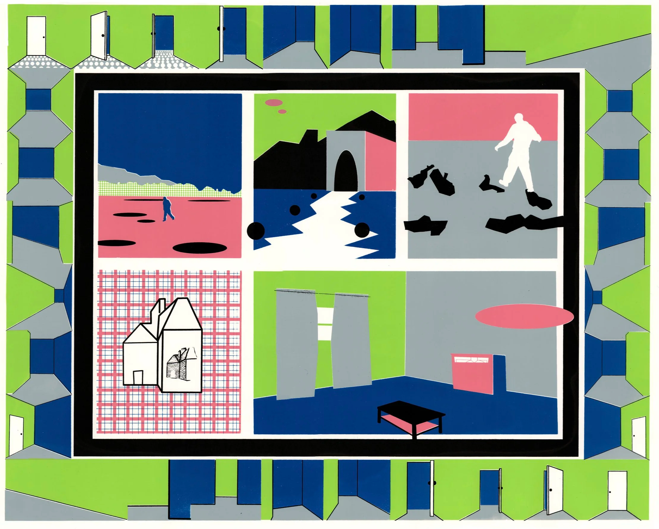 'HomeComing' Screenprint