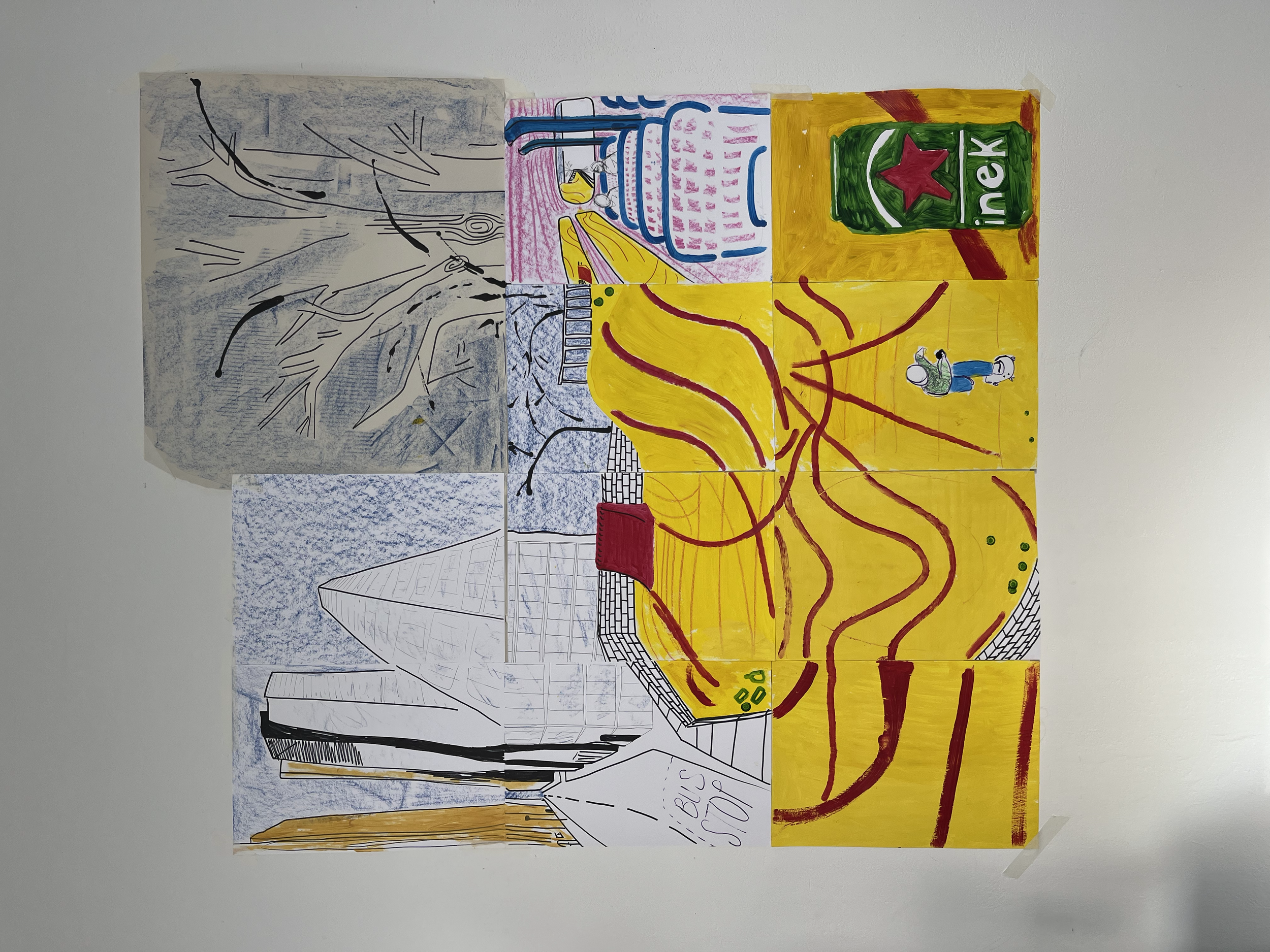 'Stockwell' Drawing Installation