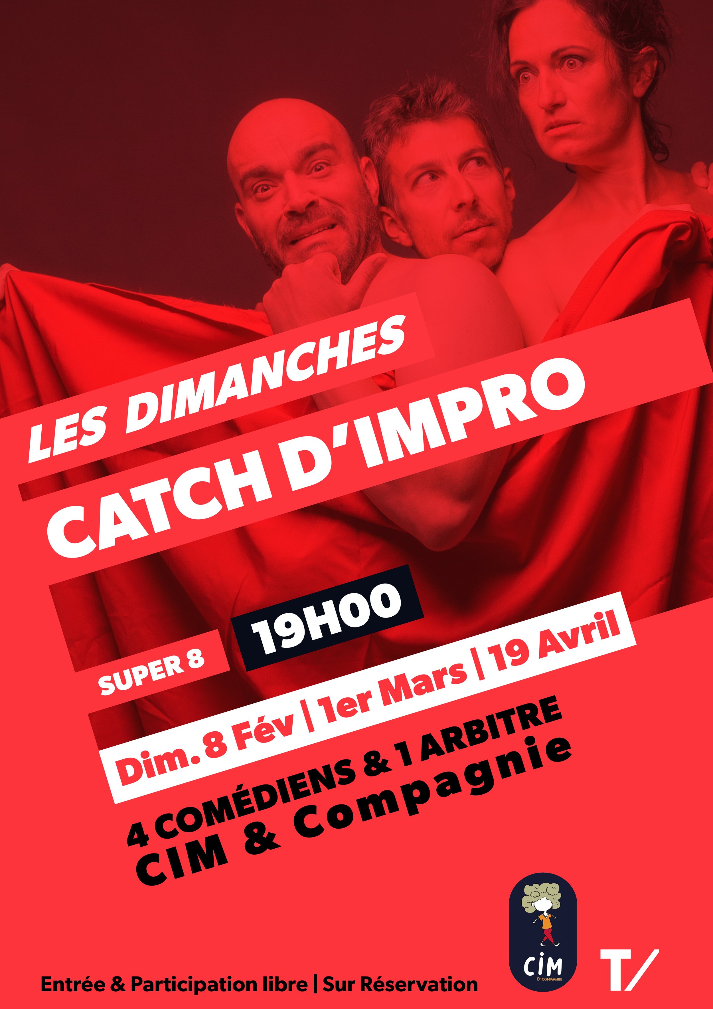 Les Dimanches CATCH D'IMPRO