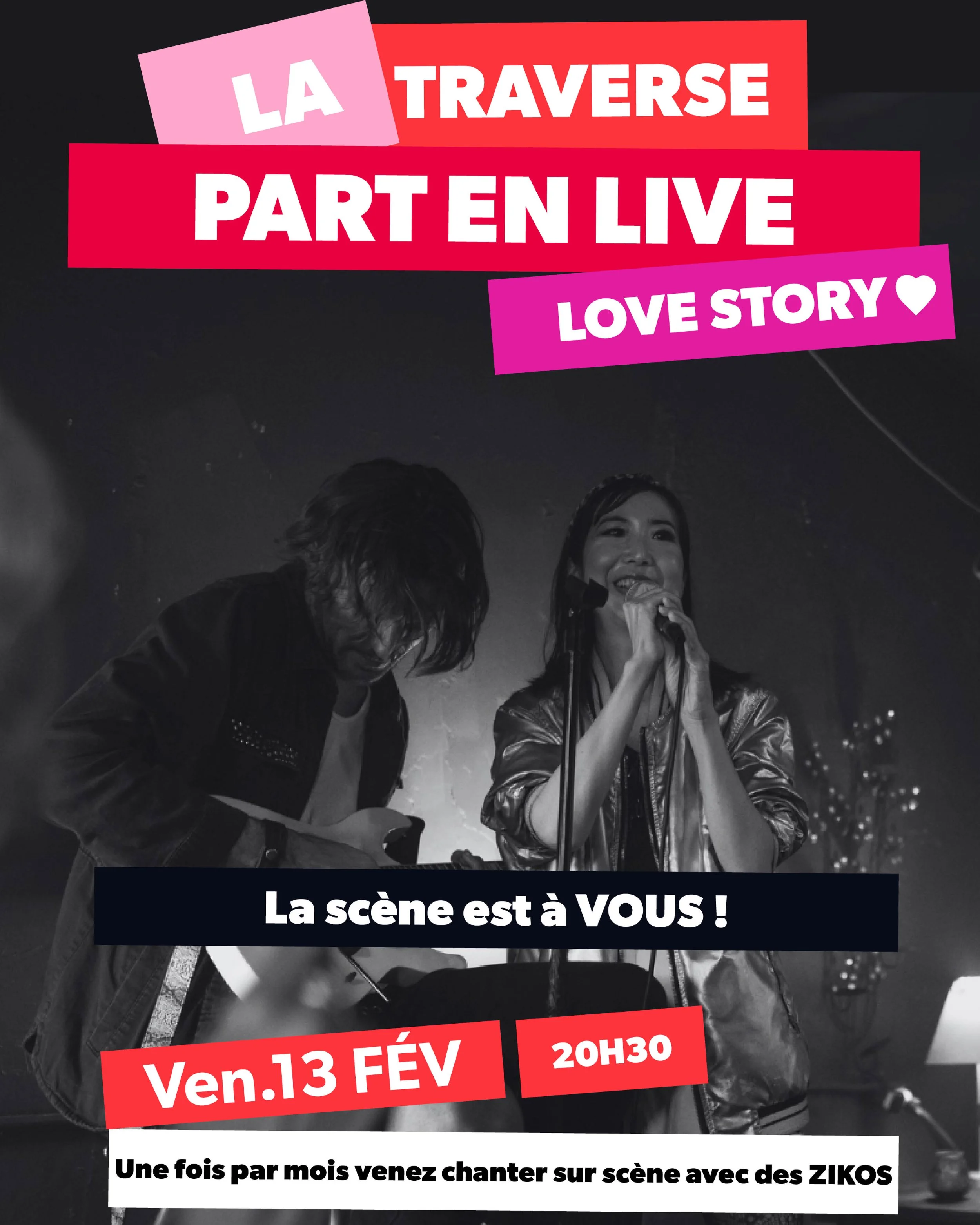 LA TRAVERSE PART EN LIVE SPÉCIAL LOVE STORY ❤️