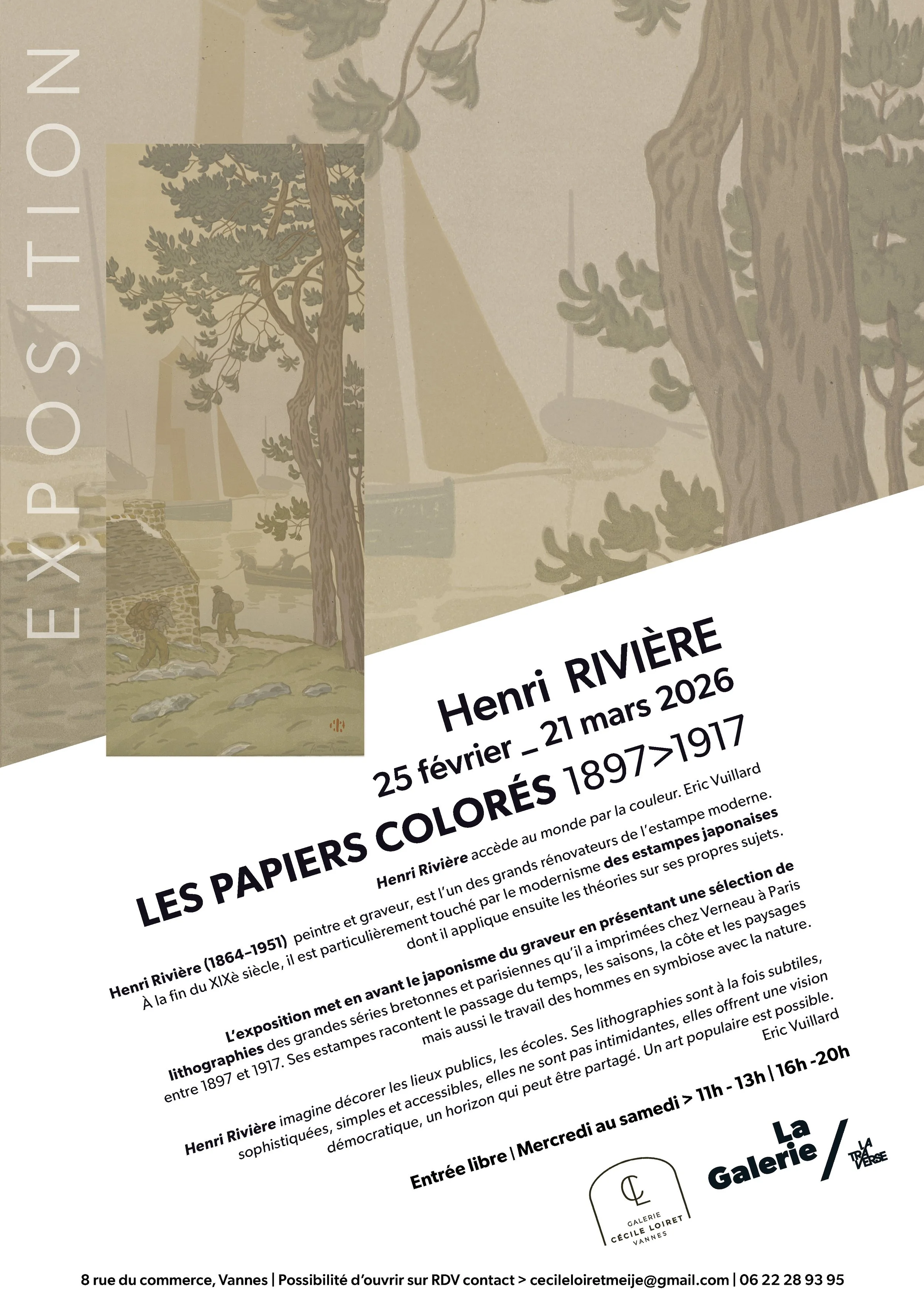 Exposition Henri Rivière à La Traverse