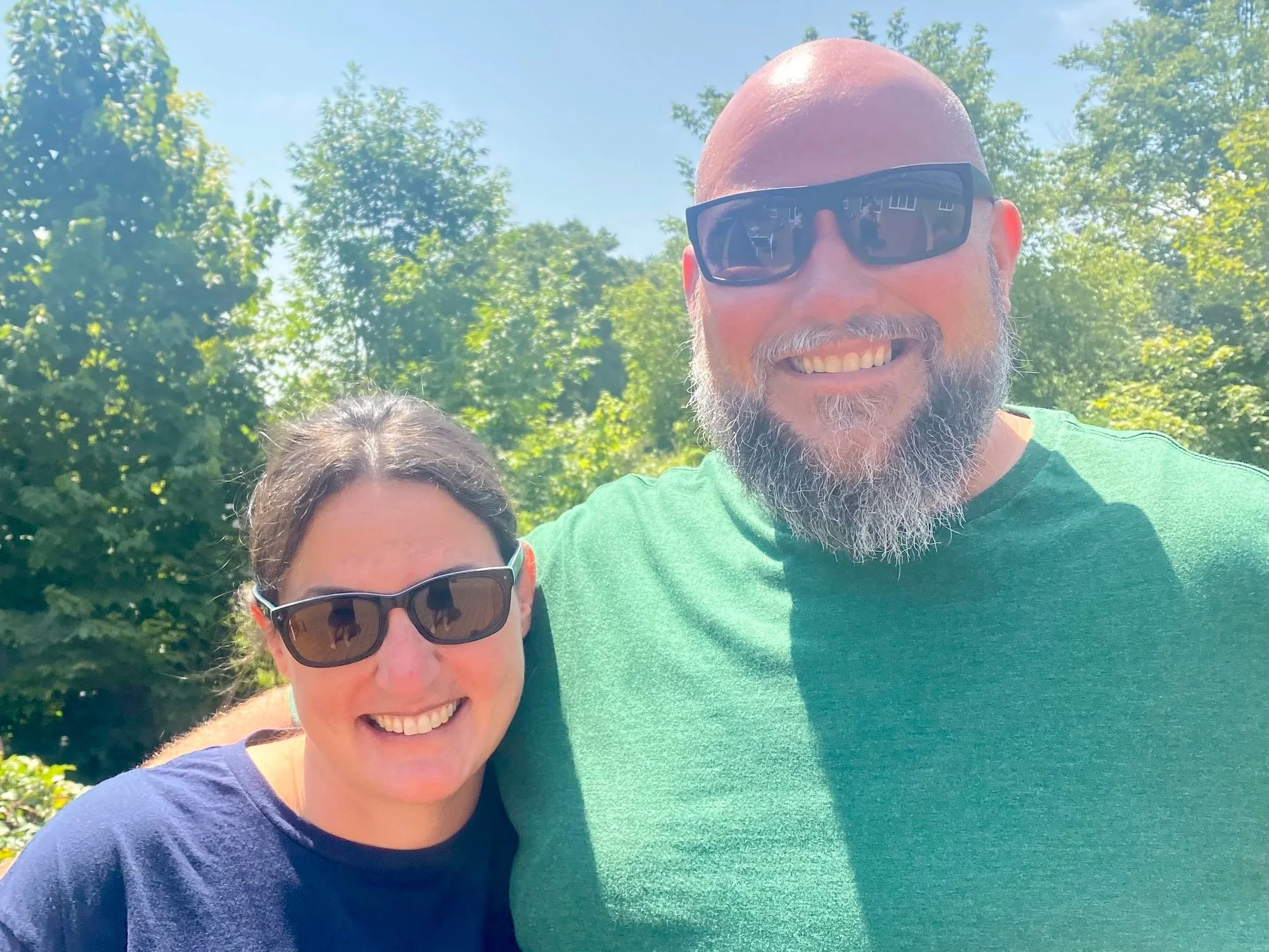 Christine Corbin with husband Gabe