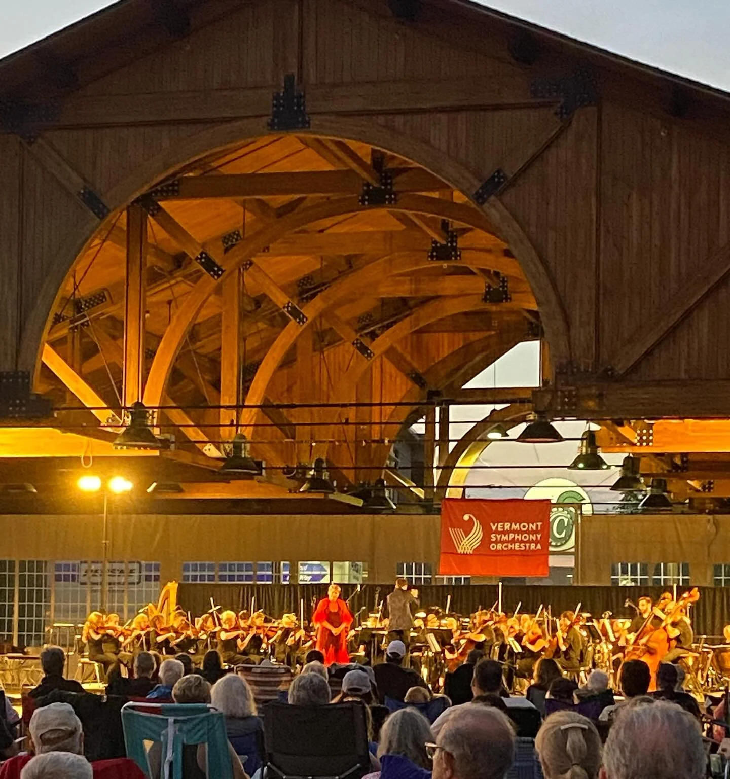 &hellip;.what an evening it turned out to be to see the kickoff of the summer VSO tour. We are so fortunate for such an exquisite and accessible venue in the Rutland region. Pick a summer evening and you can catch some sort of concert almost anywhere