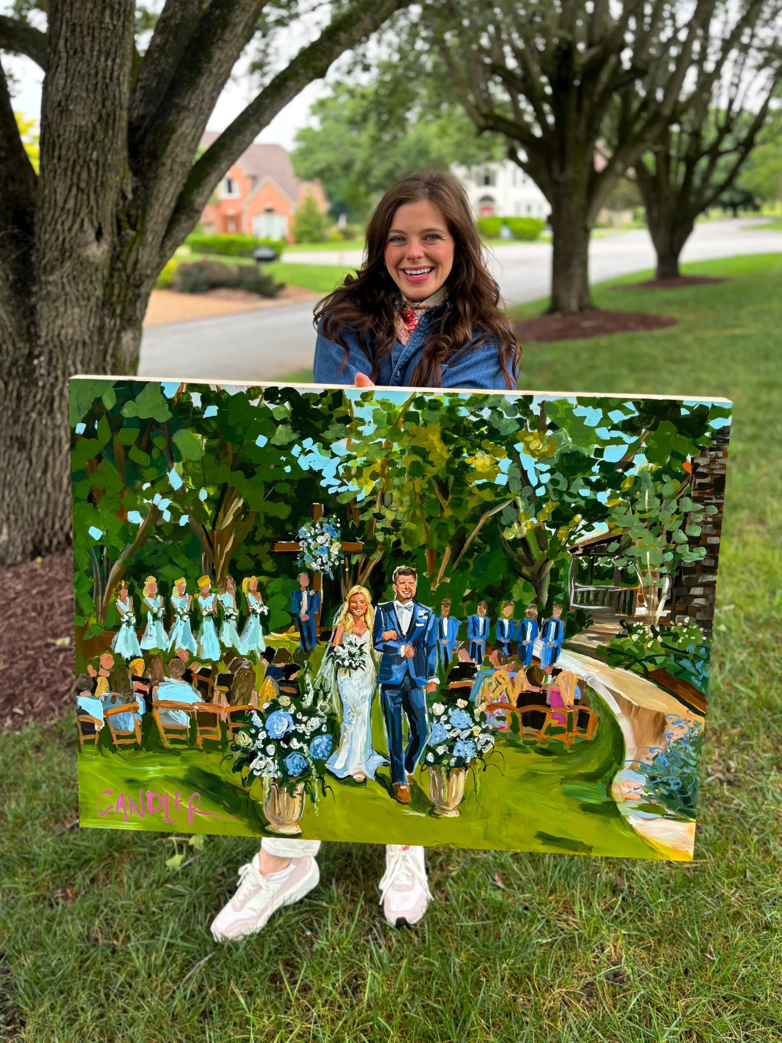 Candler Farrell Live Painter Franklin Tennessee