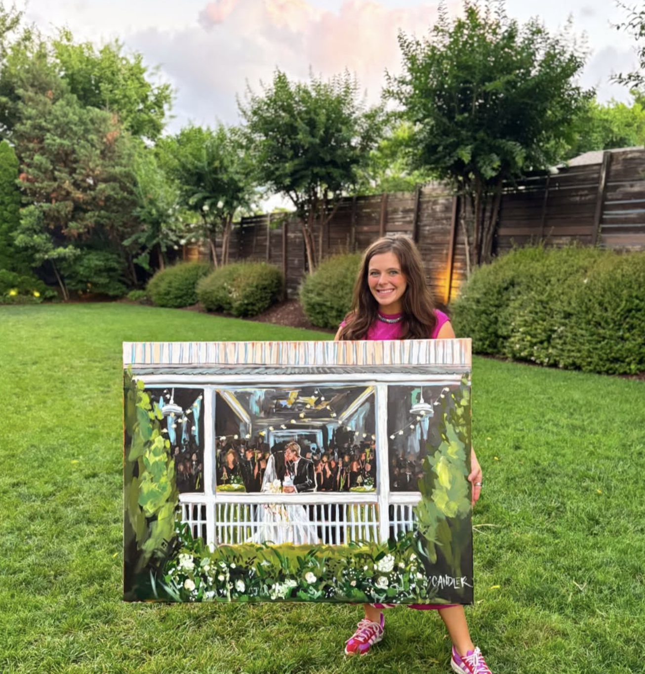 Candler Farrell Live Wedding Painter 